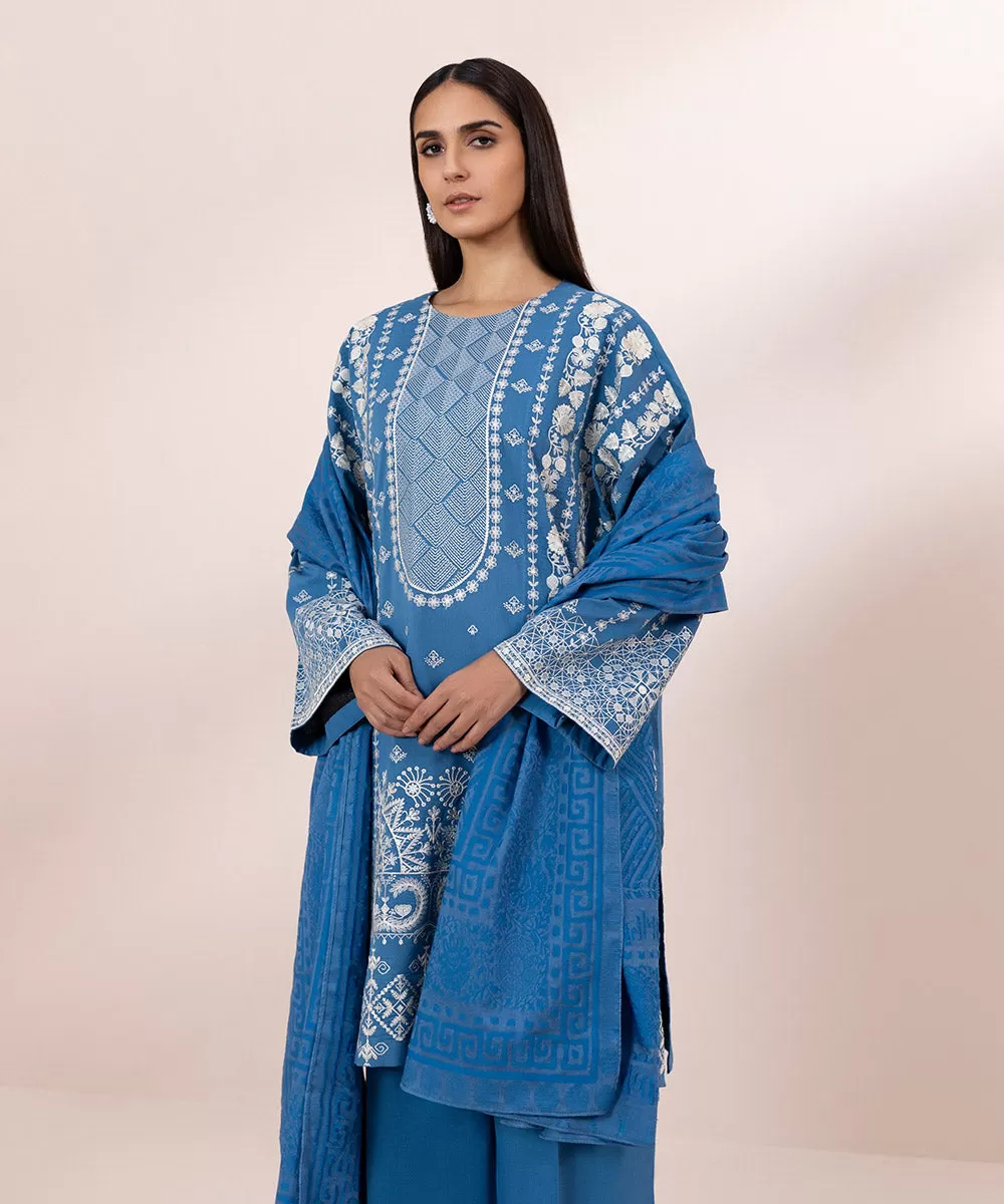 3 Piece - Embroidered Lawn Suit