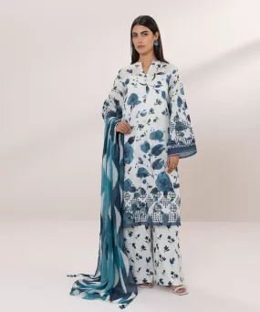 3 Piece - Embroidered Lawn Suit