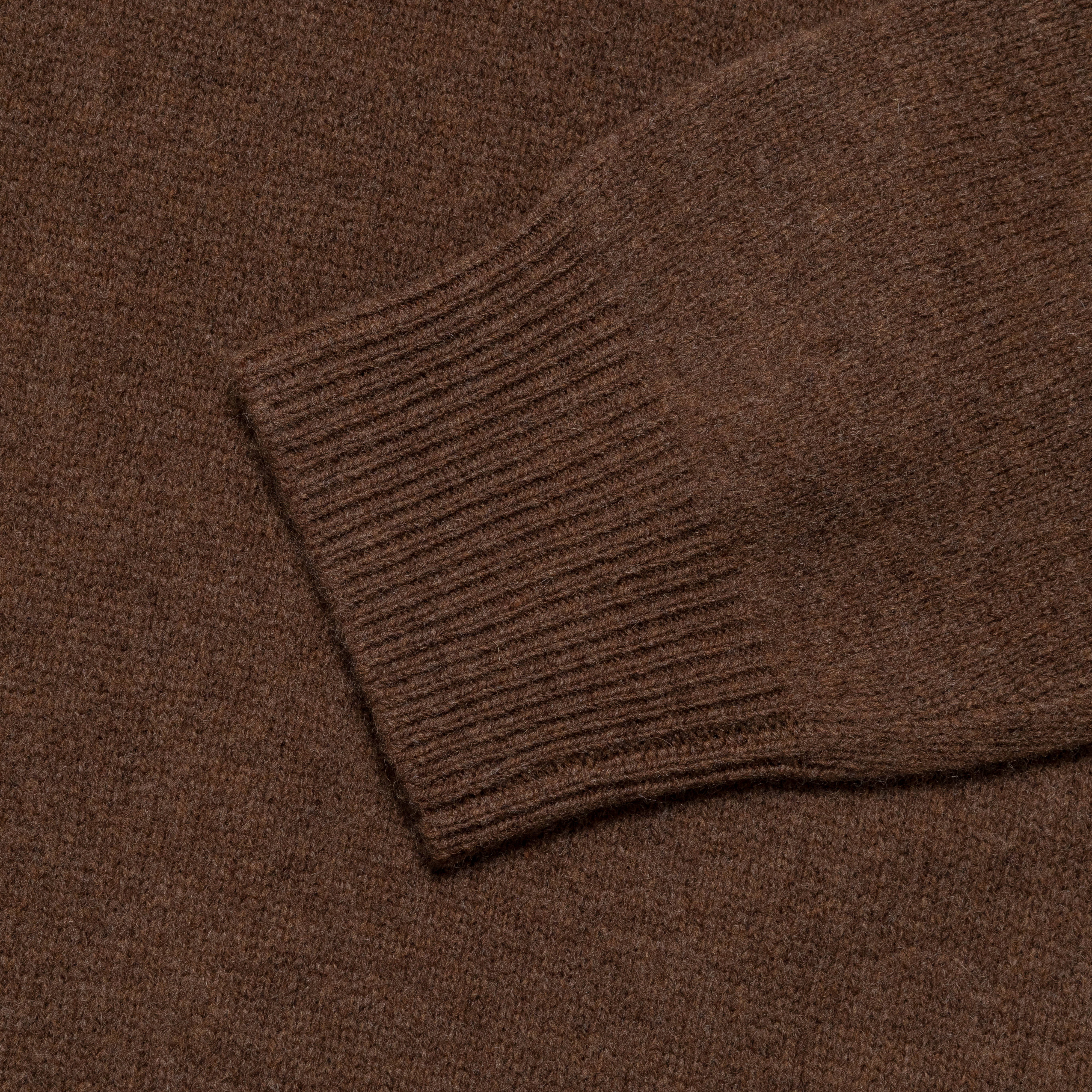 9G Knit Polo - Brown