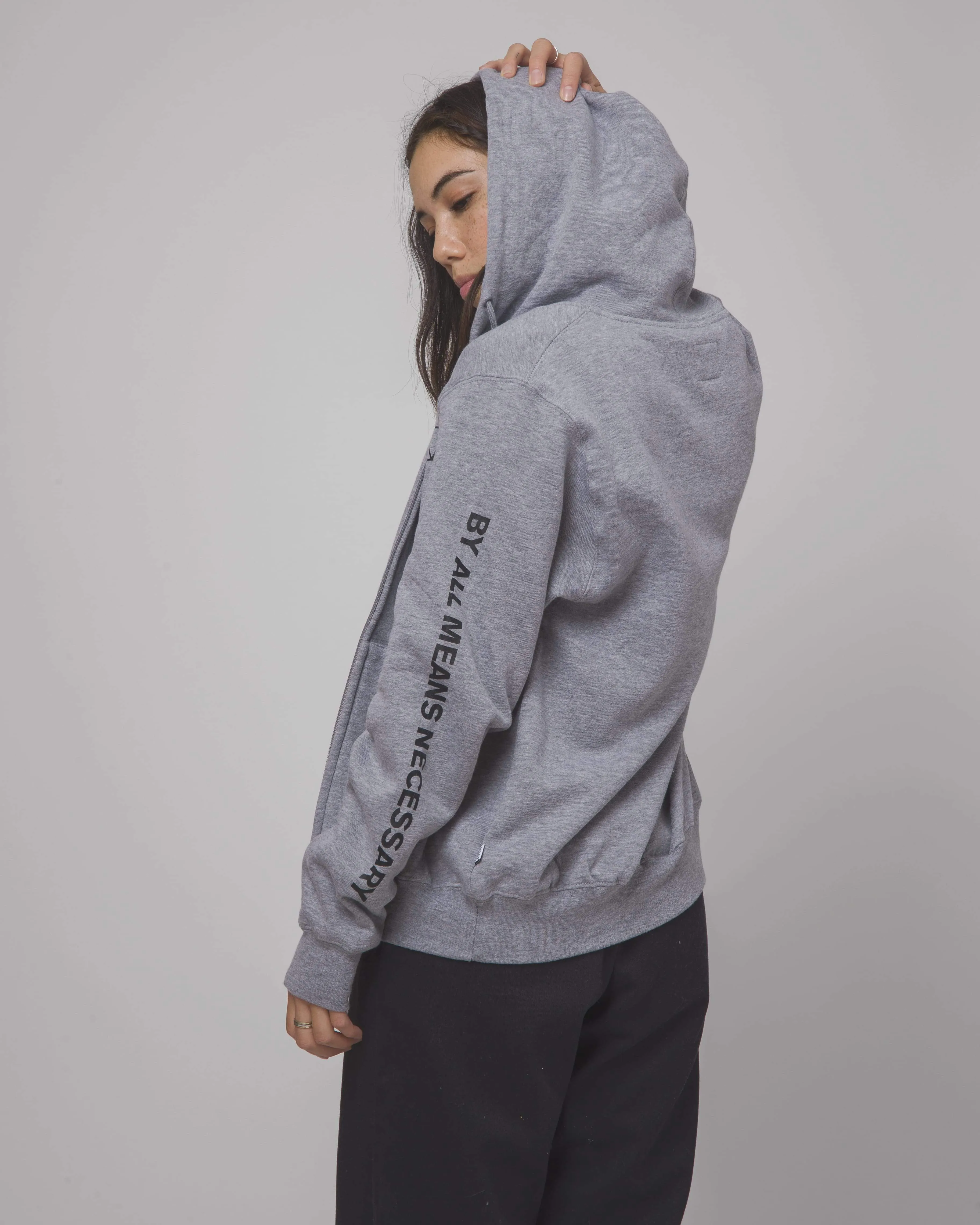 All Means Triple Triangle Full-Zip Hoodie