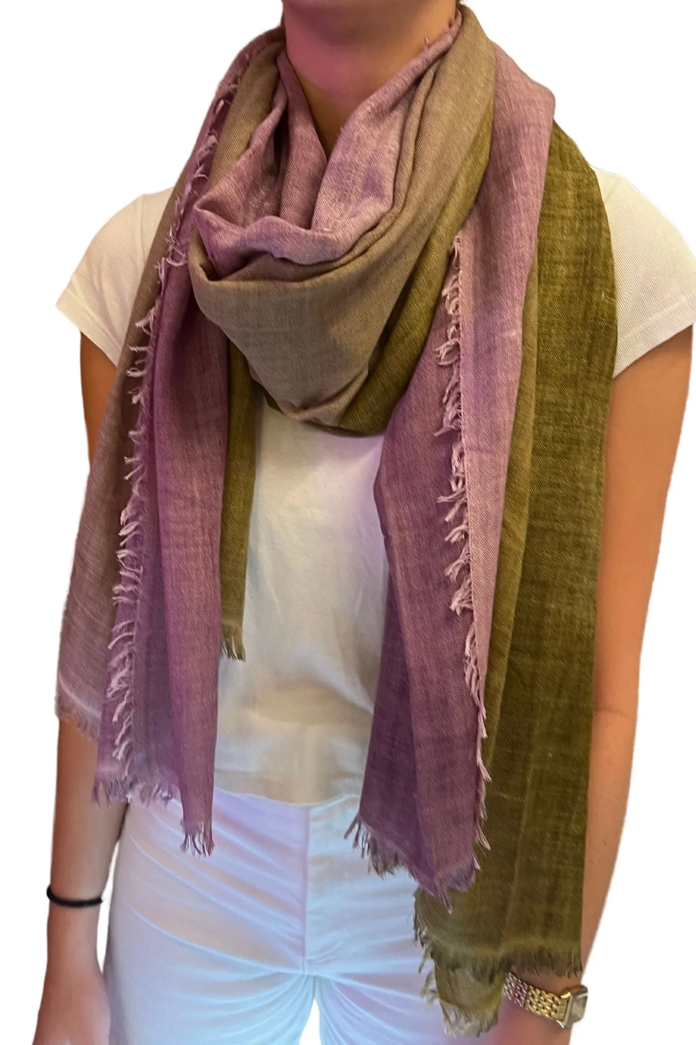 Bajra Wool/Silk Gauze Shawl