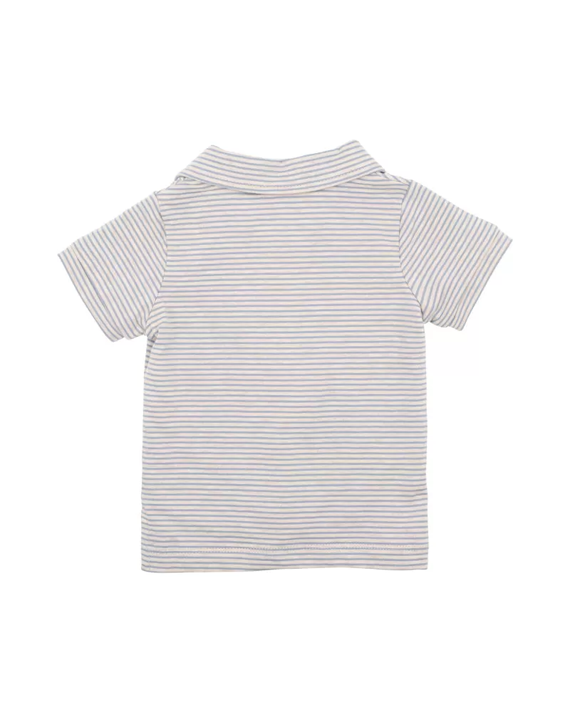 Bebe Kai Dino Stripe Polo