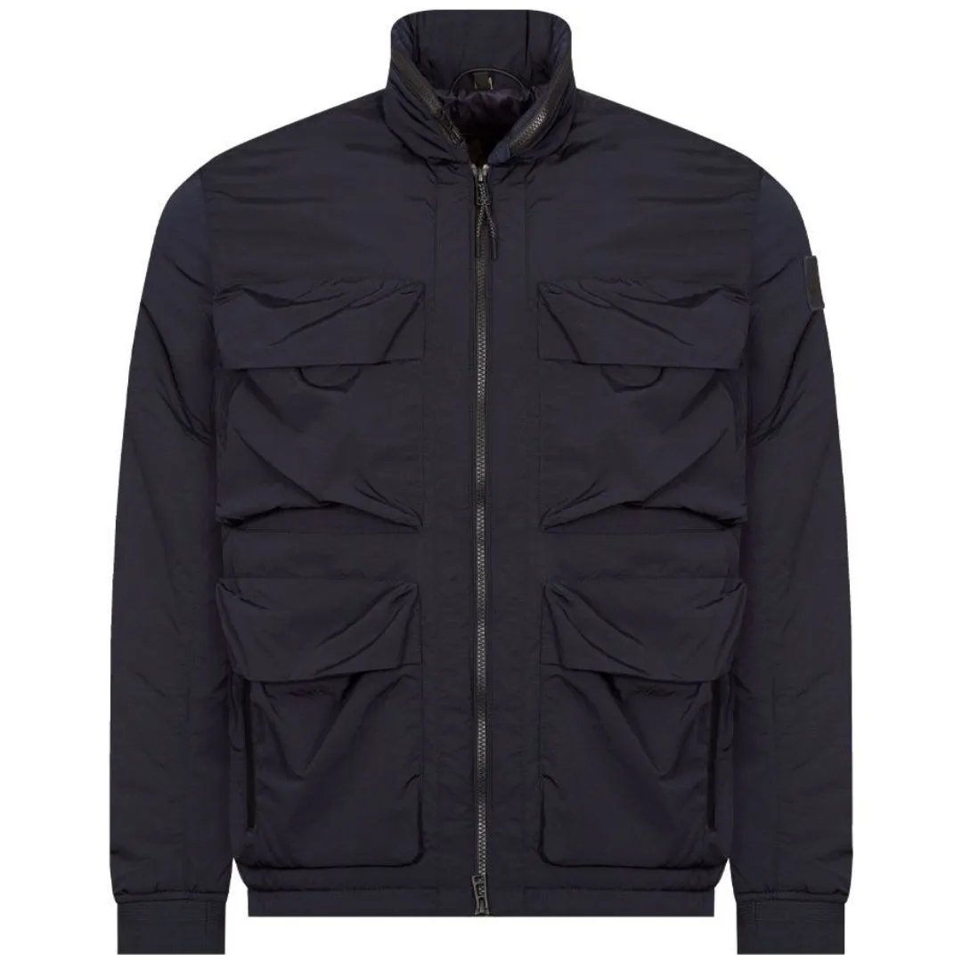 Belstaff Varial Dark Ink Thin Navy Blue Jacket