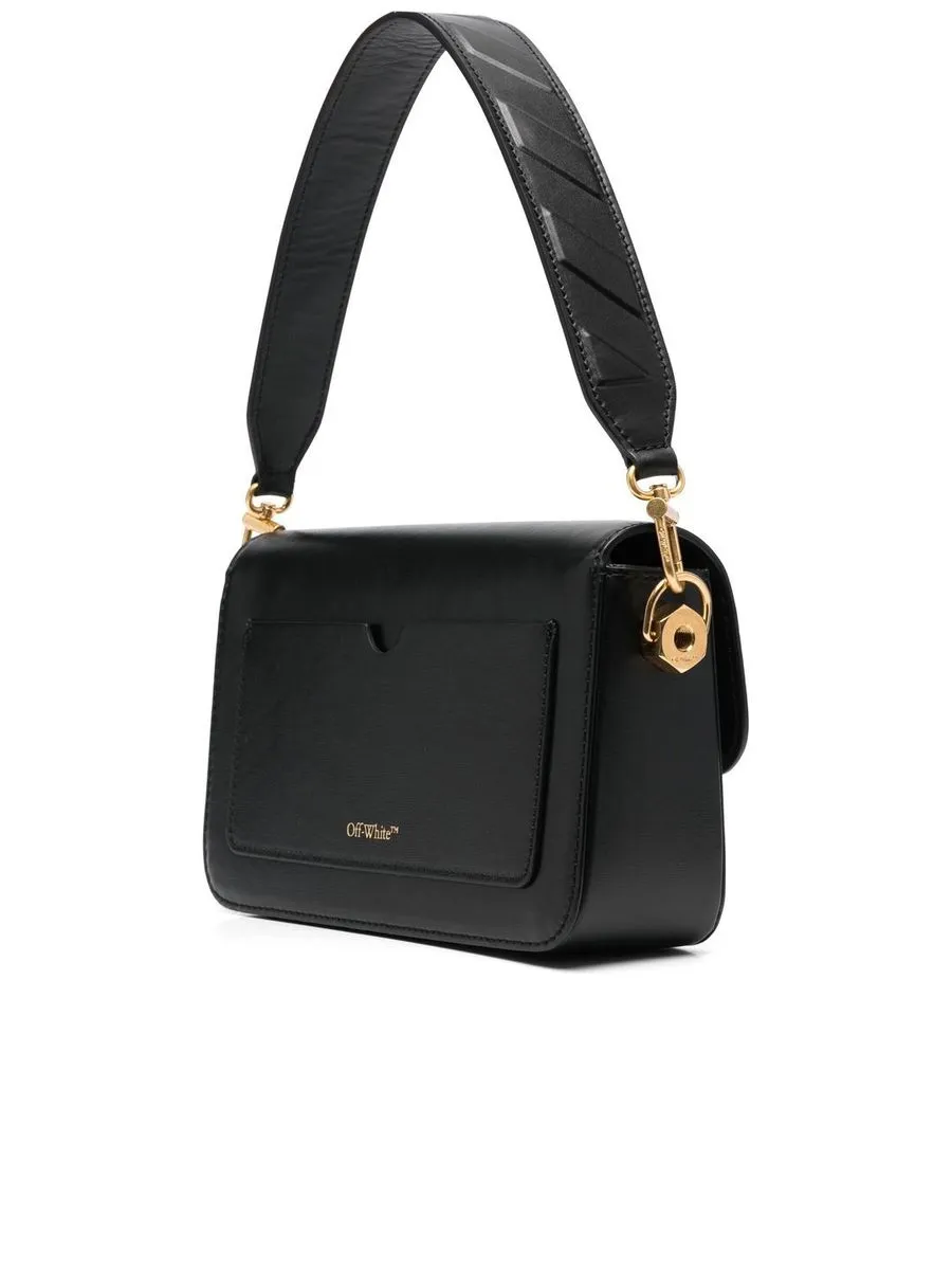 Binder Clip Leather Crossbody Bag