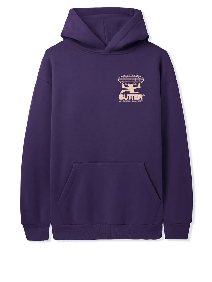 Butter Goods All Terrain Hoody - Eggplant