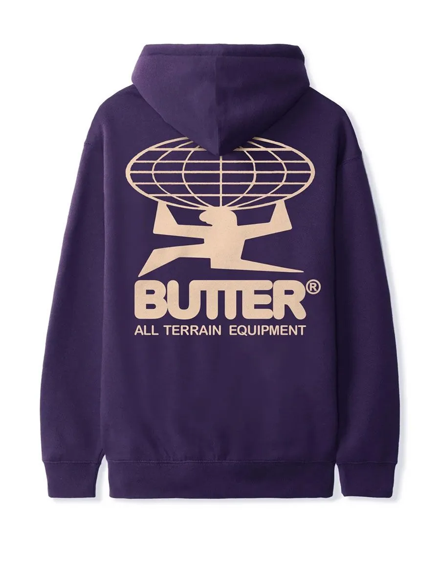 Butter Goods All Terrain Hoody - Eggplant