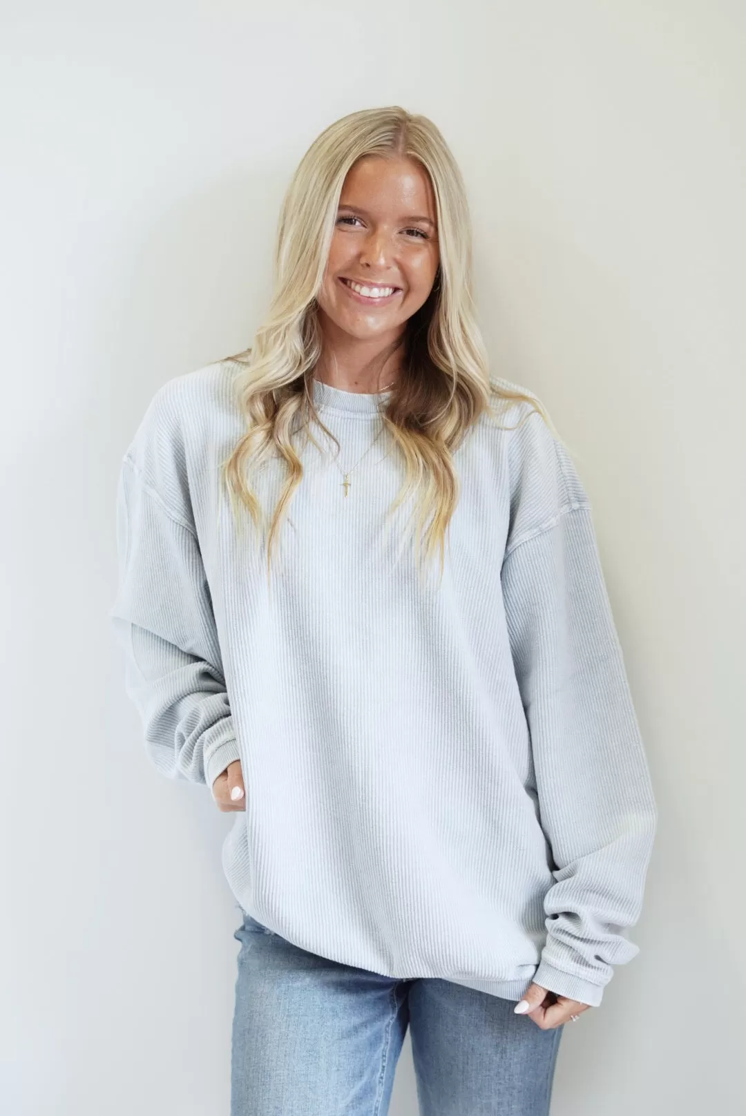 Calla Corded Crew Everyday Sweatshirt