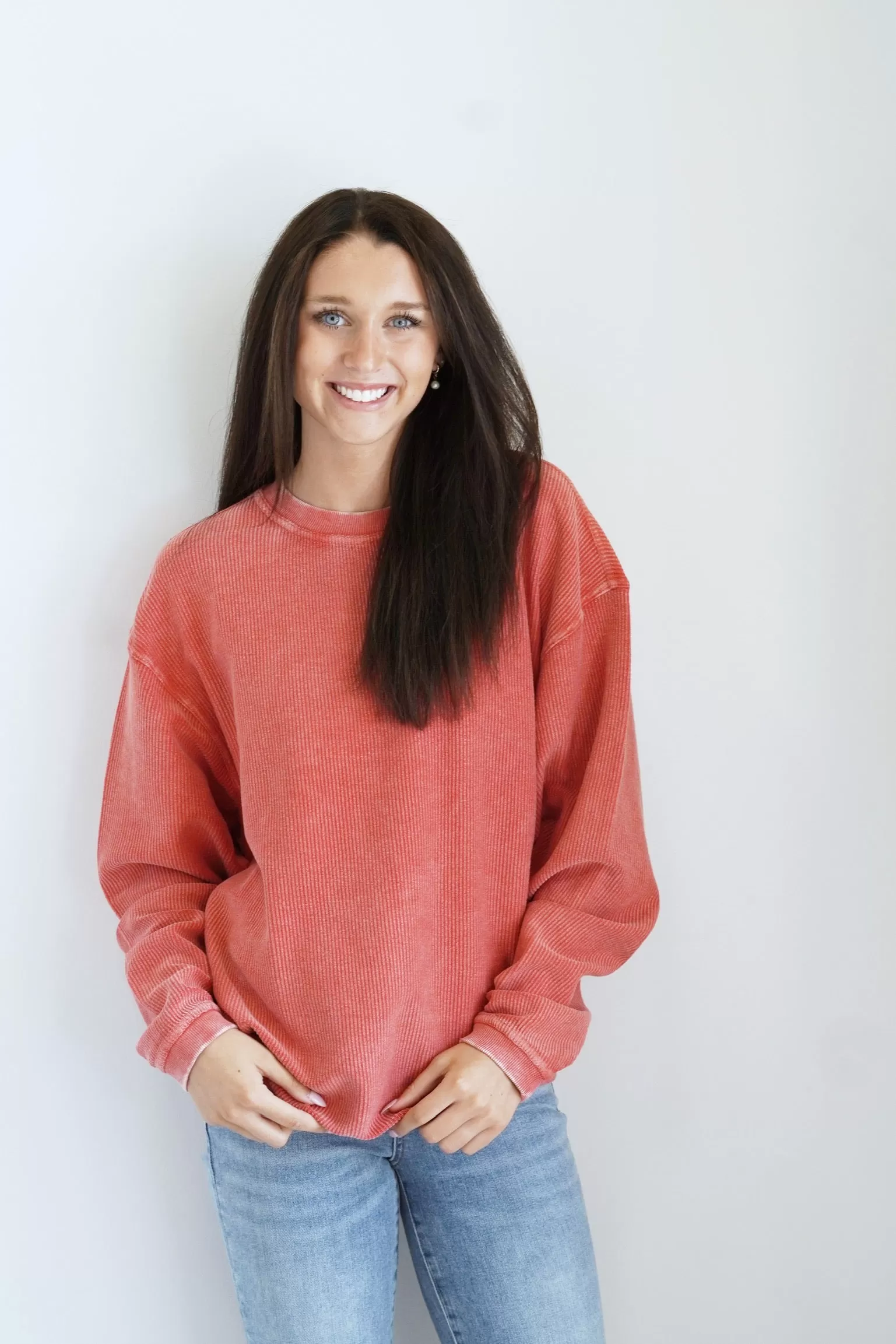 Calla Corded Crew Everyday Sweatshirt