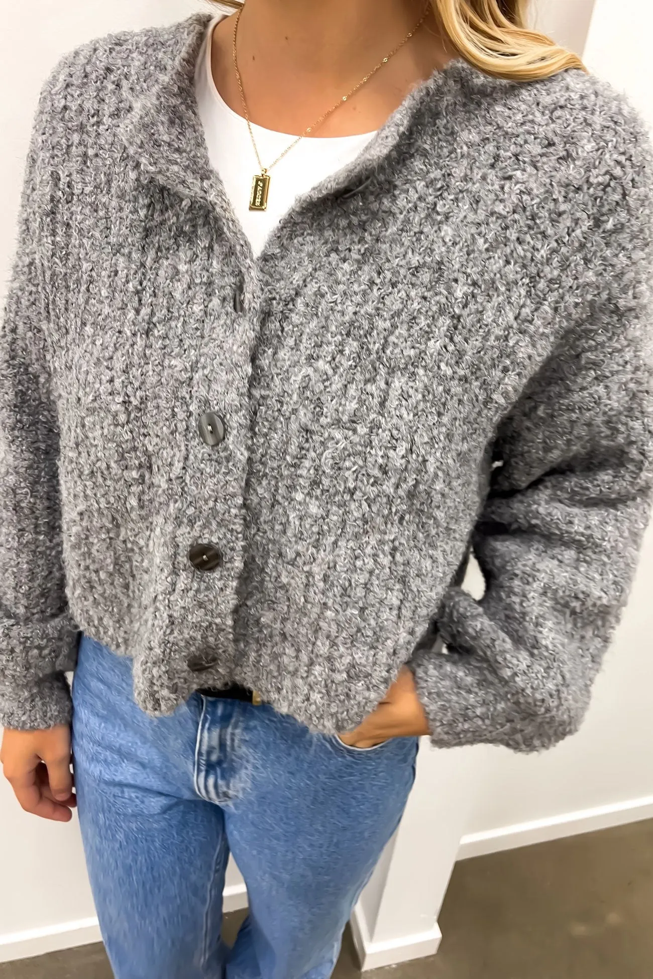 Carrie Cardigan Grey