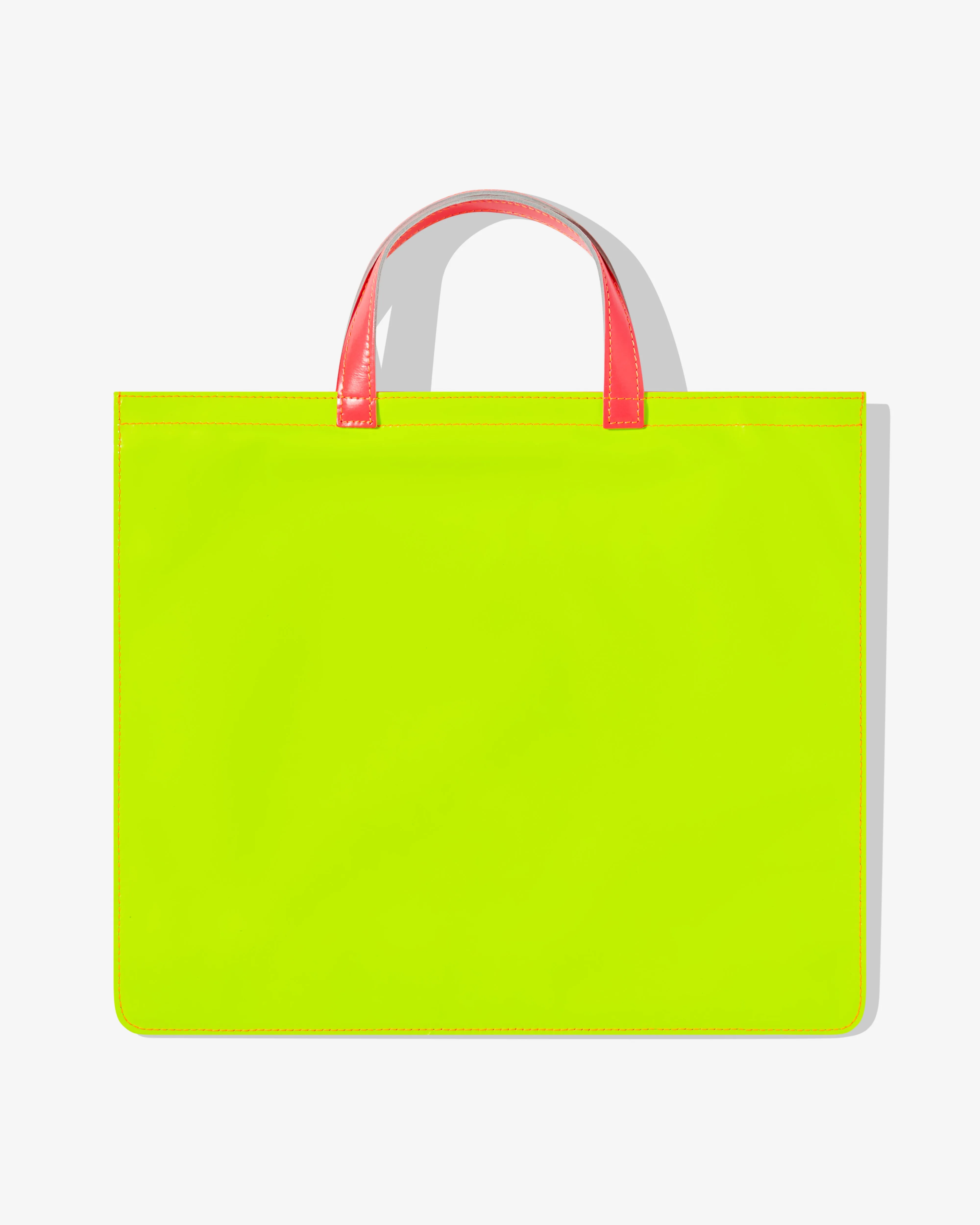 CDG Wallet Super Fluo Tote Bag  Orange/Yellow SA9000SF