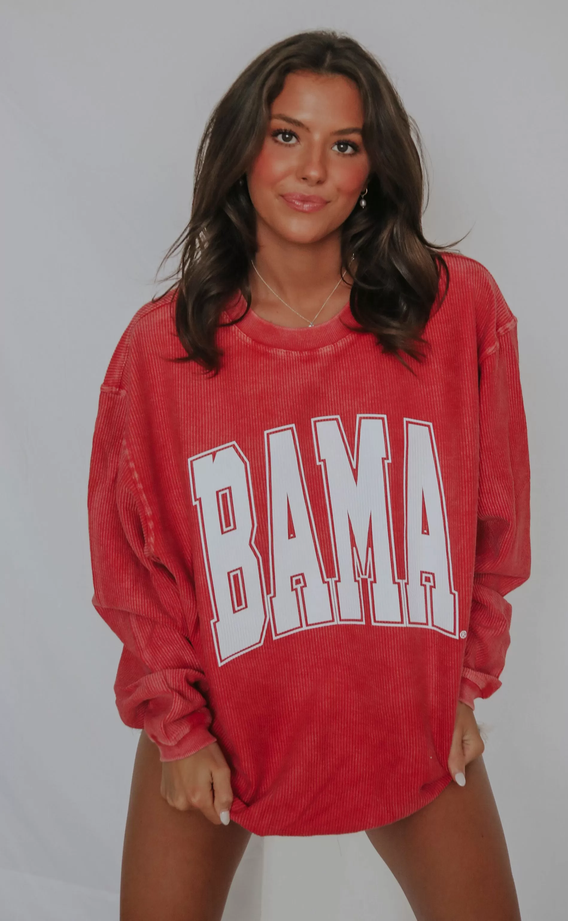 charlie southern: alabama collegiate corded sweatshirt - 2023