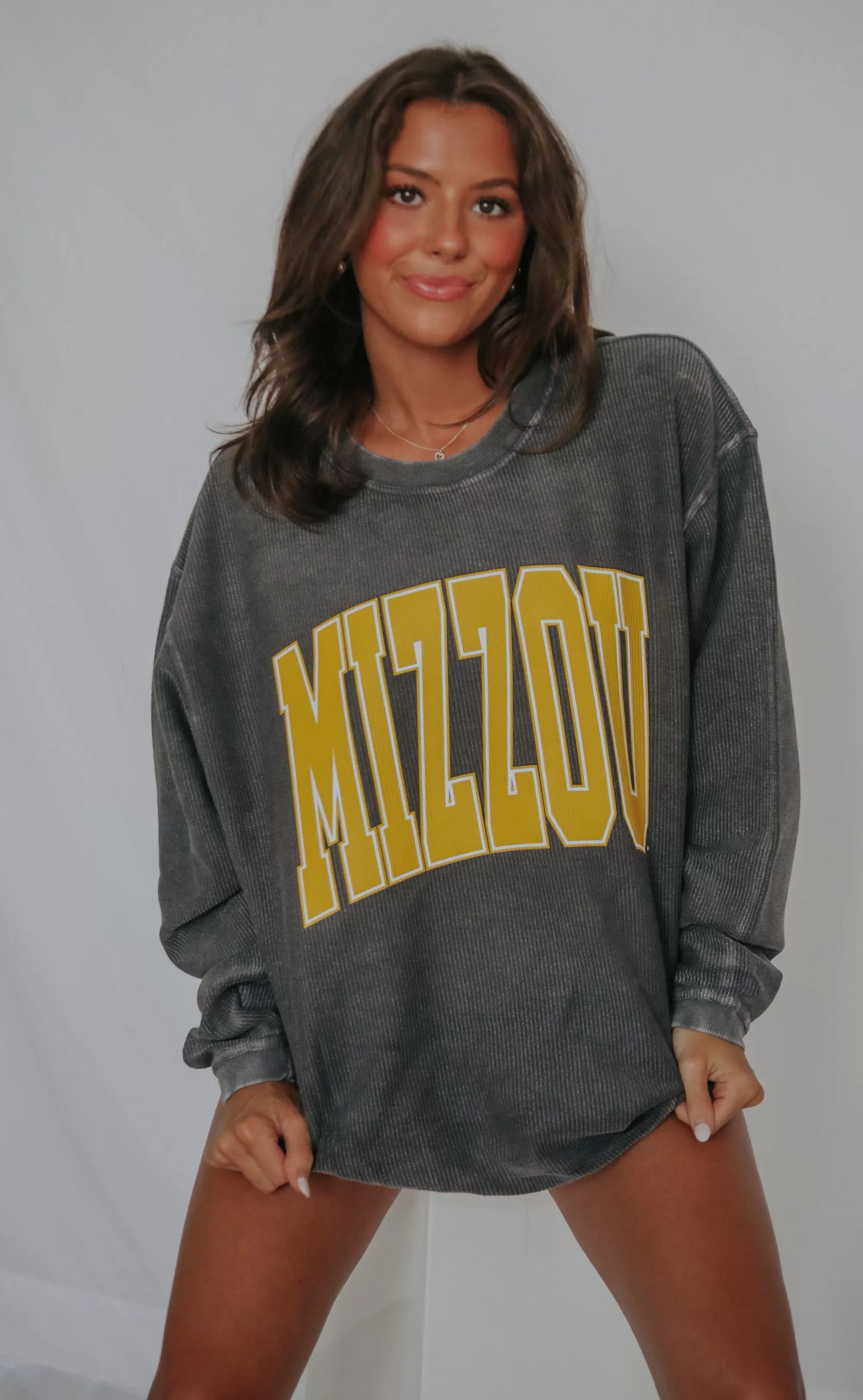 charlie southern: mizzou collegiate corded sweatshirt - 2023