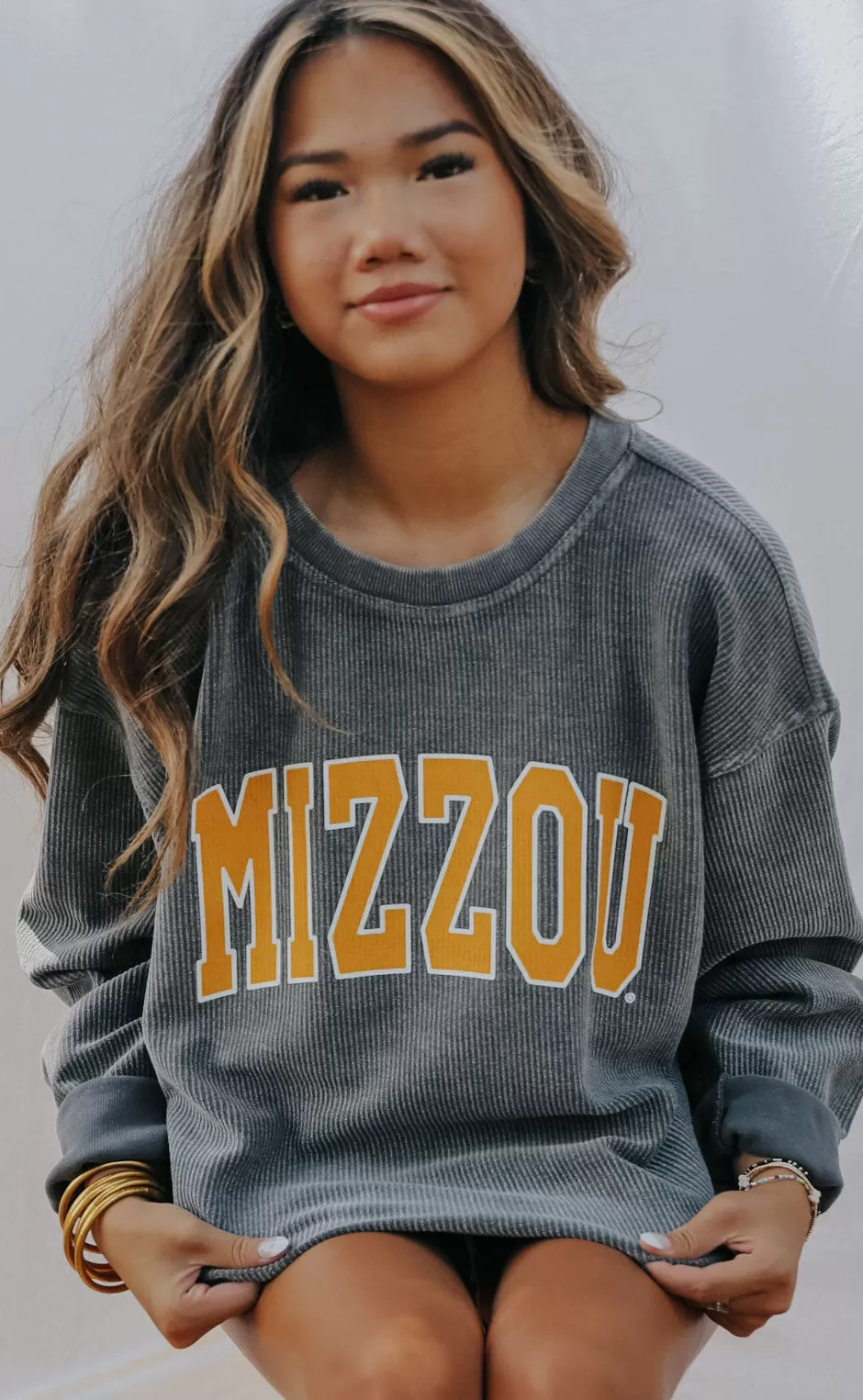 charlie southern: mizzou tigers corded sweatshirt