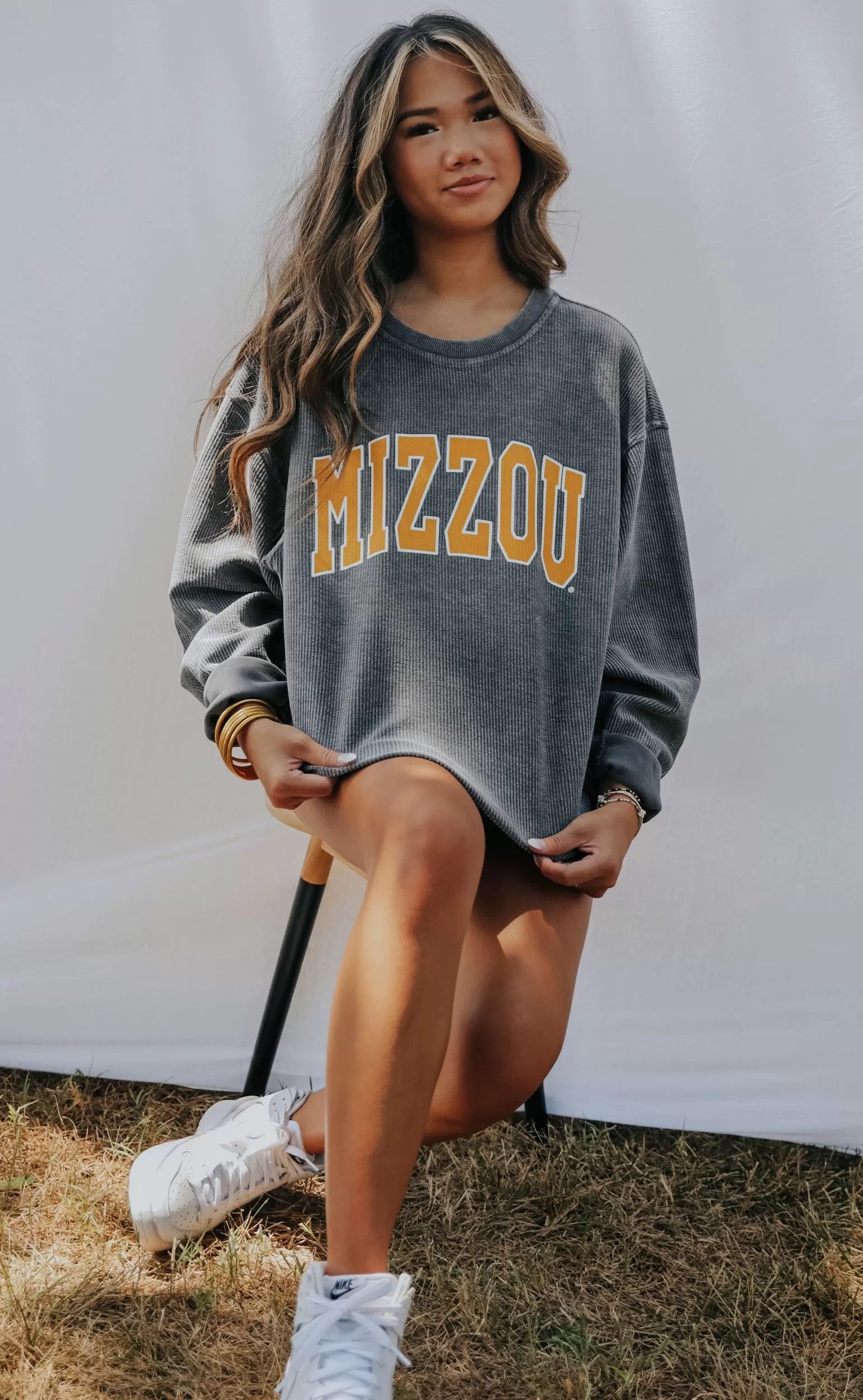 charlie southern: mizzou tigers corded sweatshirt