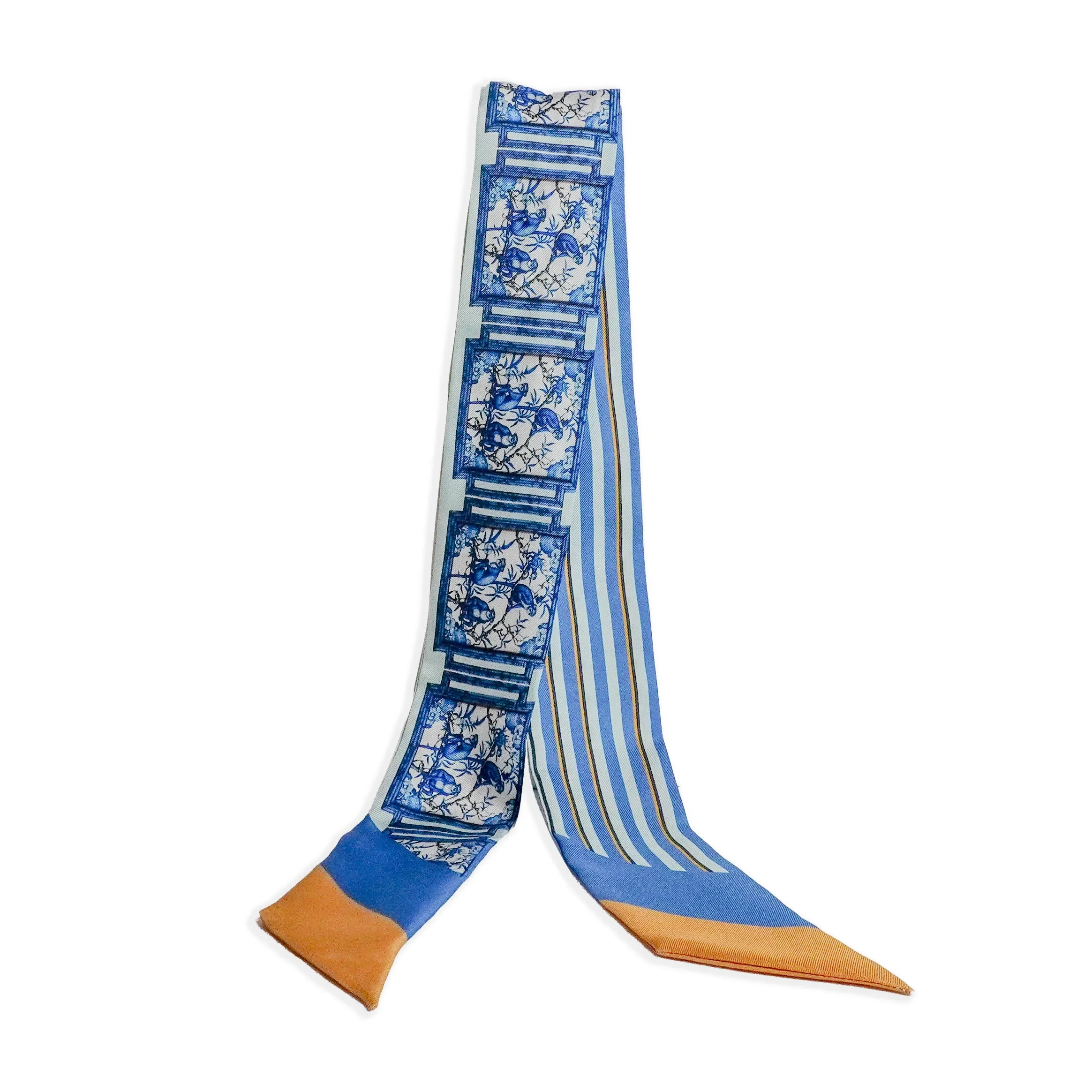 Chinoiserie Monkeys (Blue) Twilly Set