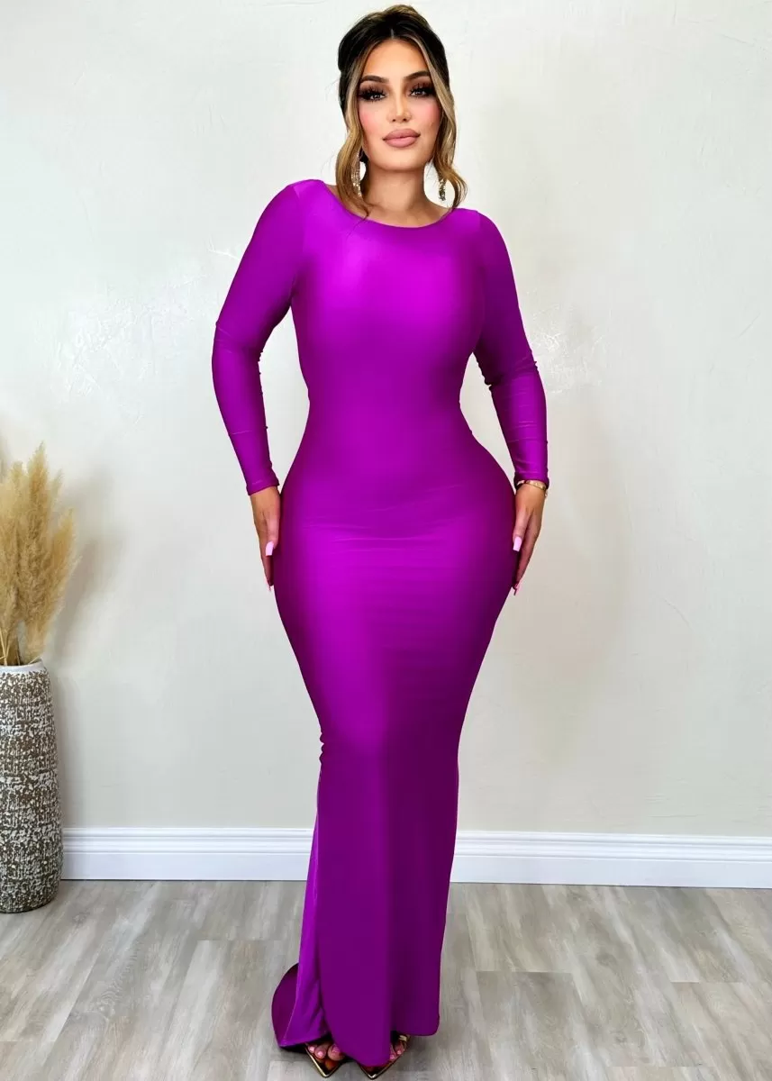 Crazy In Love Dress Magenta