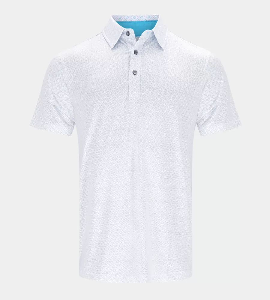 DIAMOND 2.0 POLO - WHITE