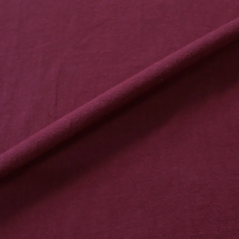 Dressmaking Stonewashed Cotton - Burgundy