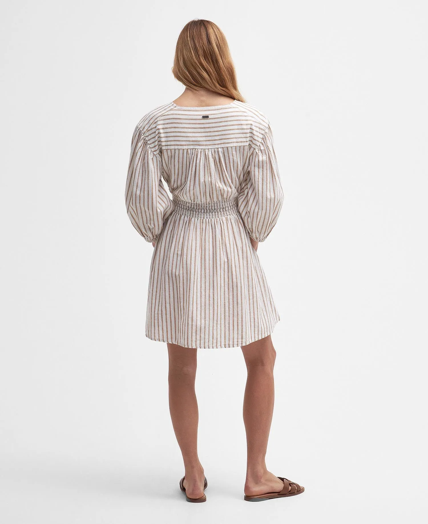  Ella Striped Mini Dress     