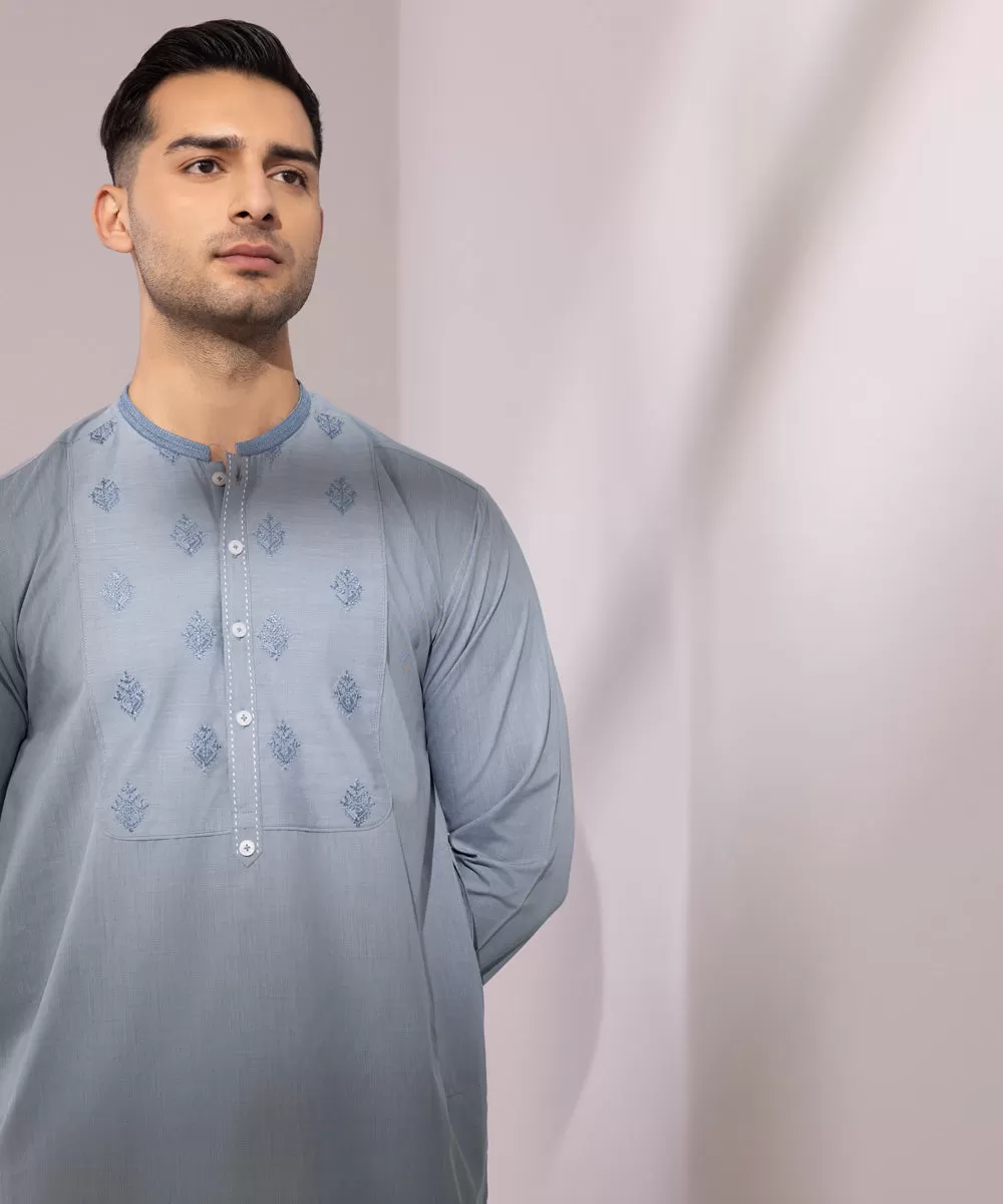 Embroidered Wash & Wear Kurta