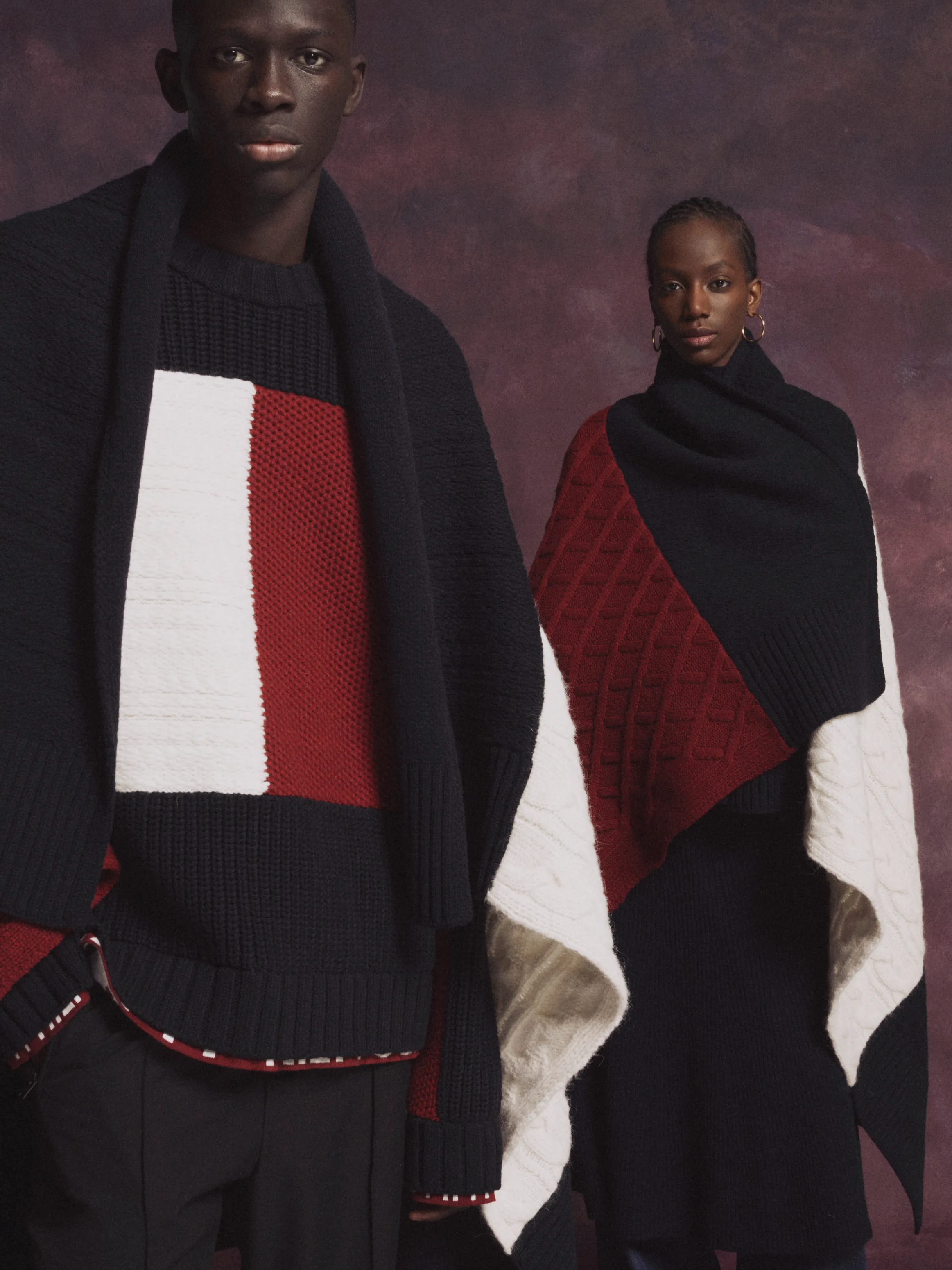 Flag Icon Blanket Scarf | Scarves | Tommy Hilfiger