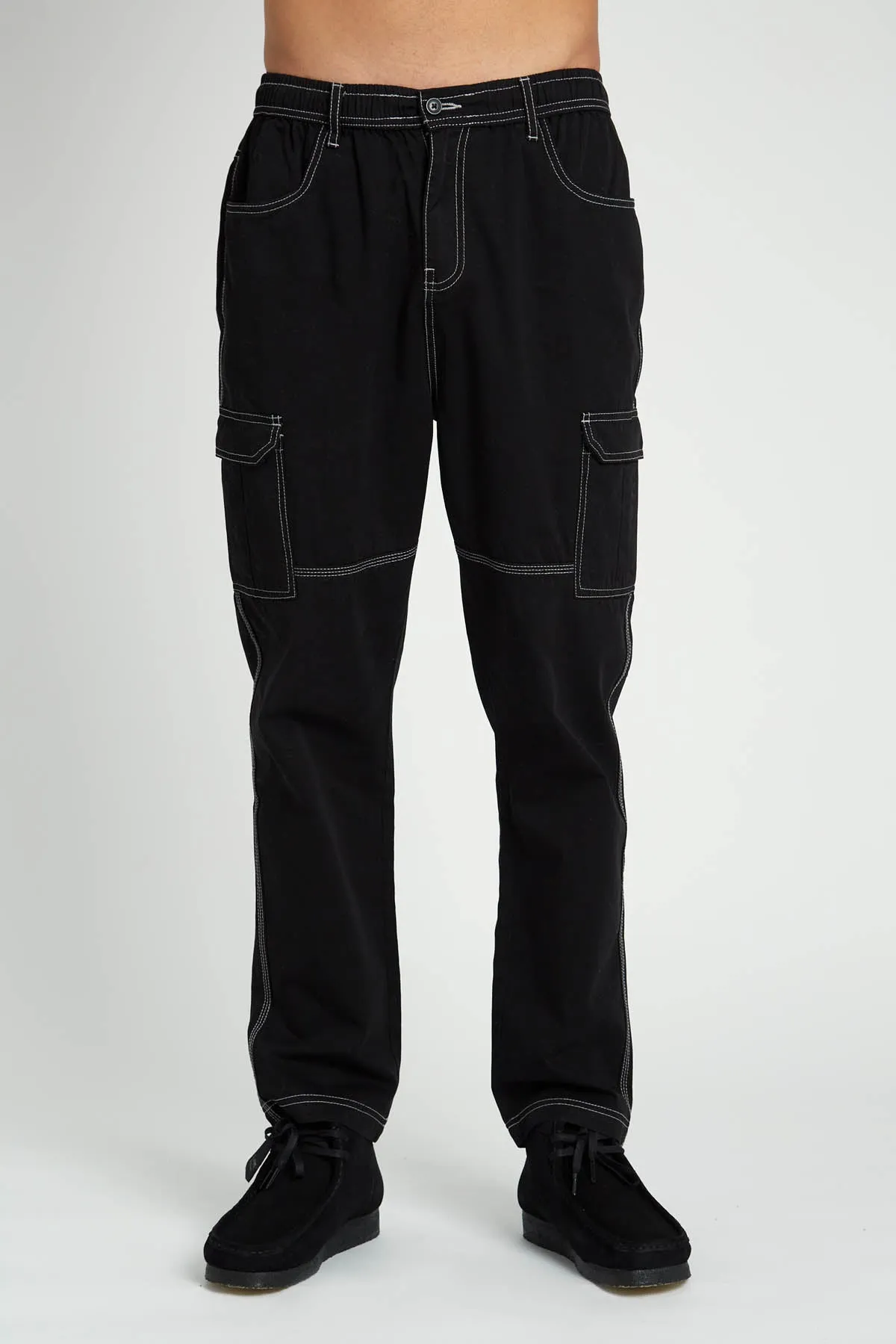 GLOVER TROUSER WITH CONTRAST STITCH