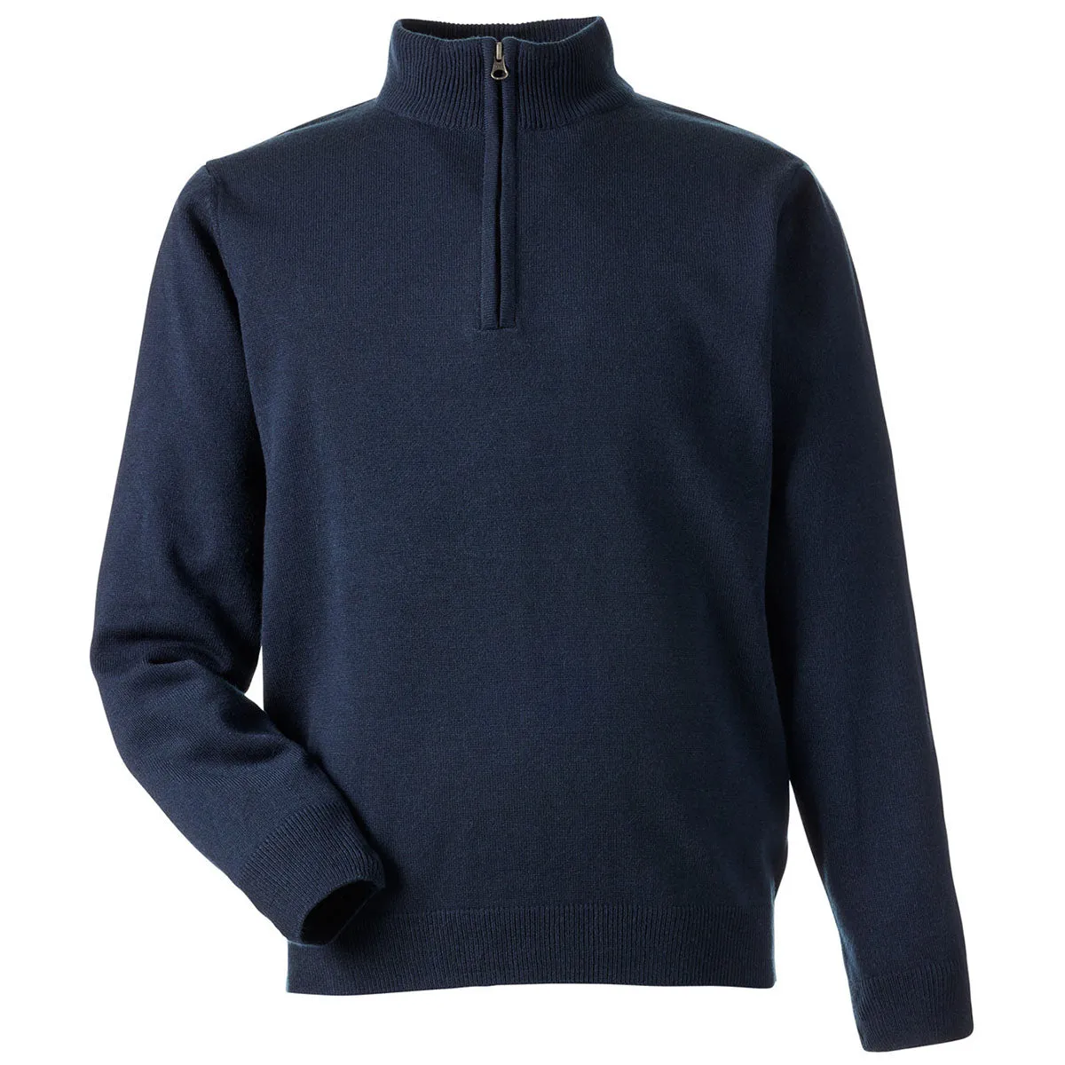 Harriton Unisex Dark Navy Pilbloc Quarter Zip Sweater