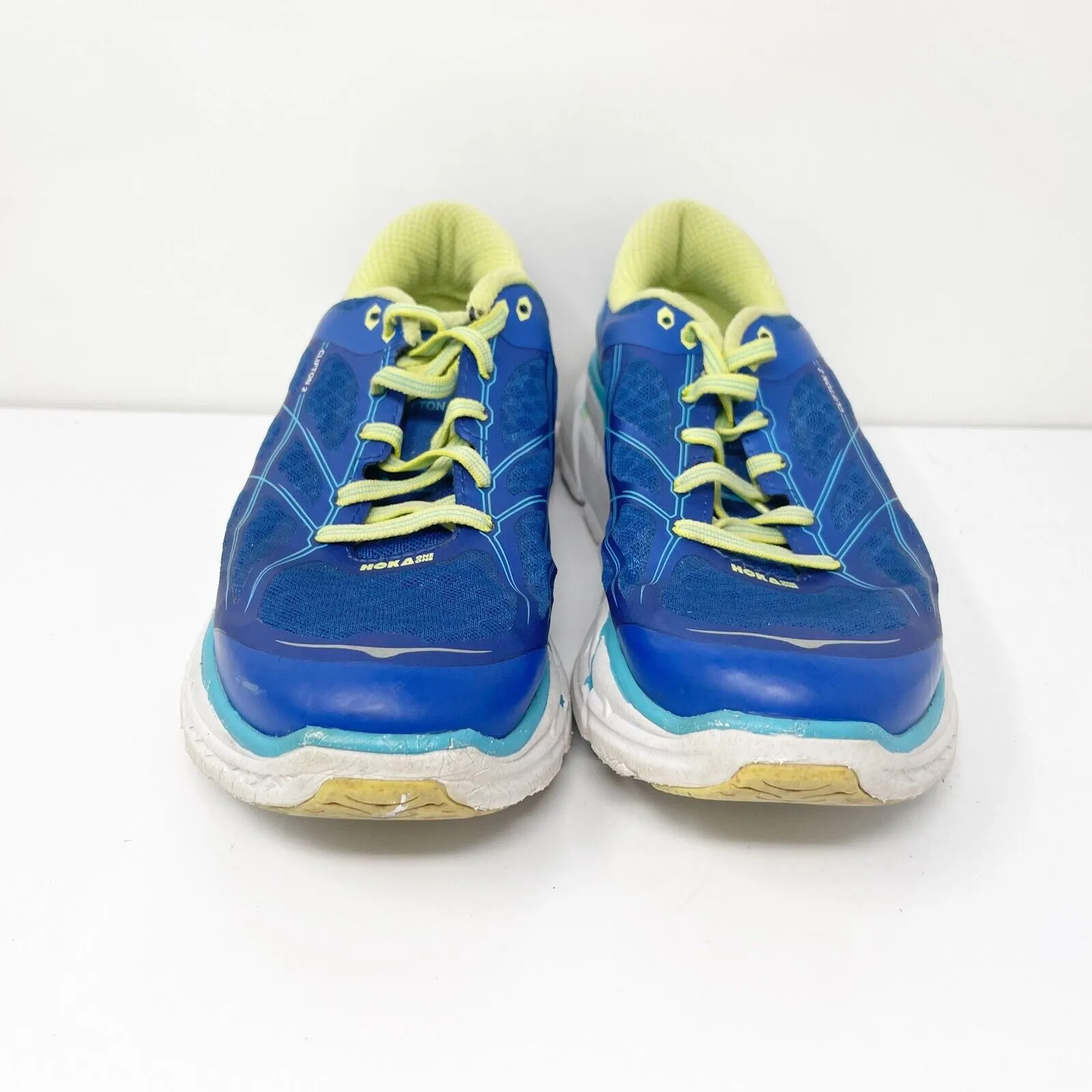 Hoka One One Womens Clifton 2 1008329 TBSLM Blue Running Shoes Sneakers Size 8