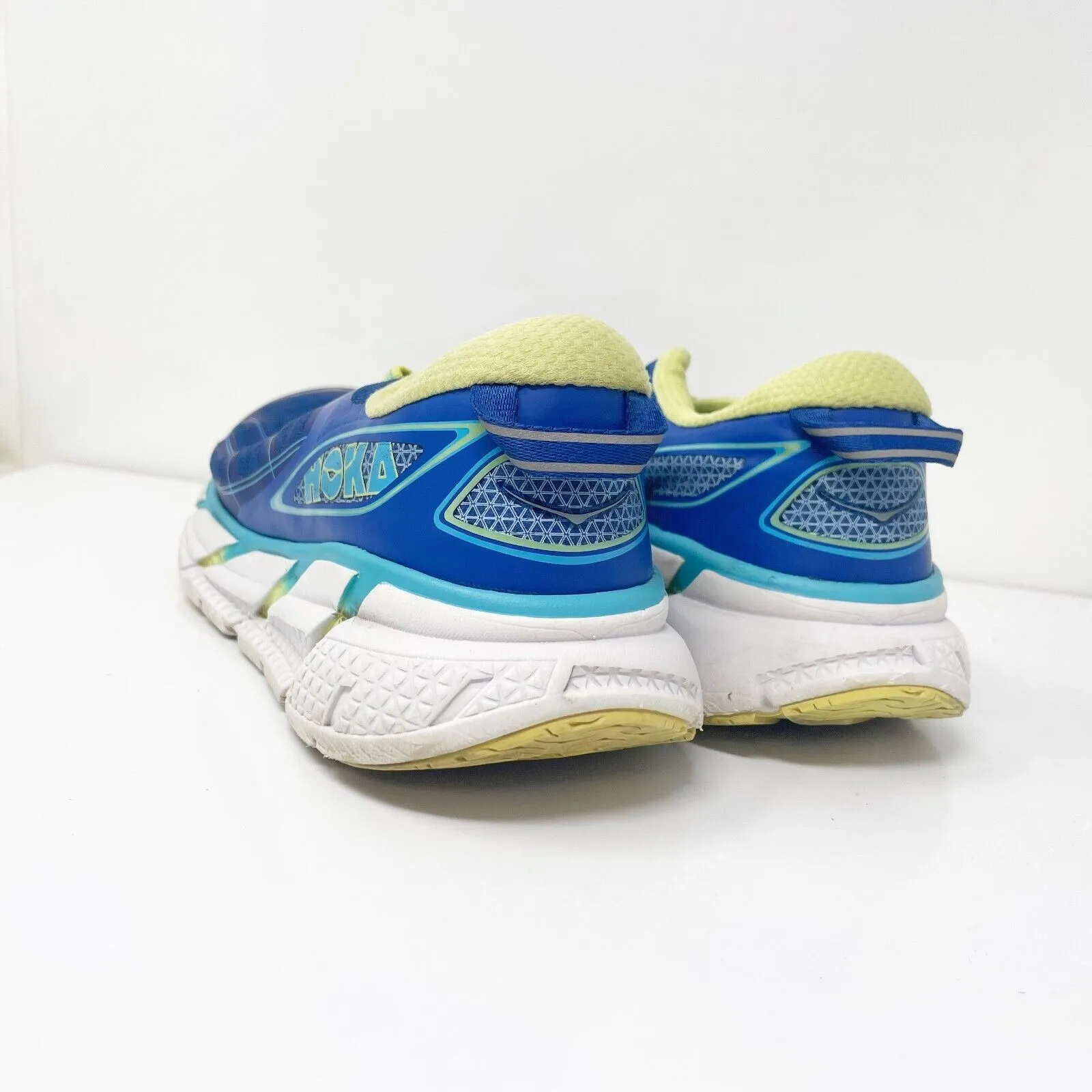 Hoka One One Womens Clifton 2 1008329 TBSLM Blue Running Shoes Sneakers Size 8