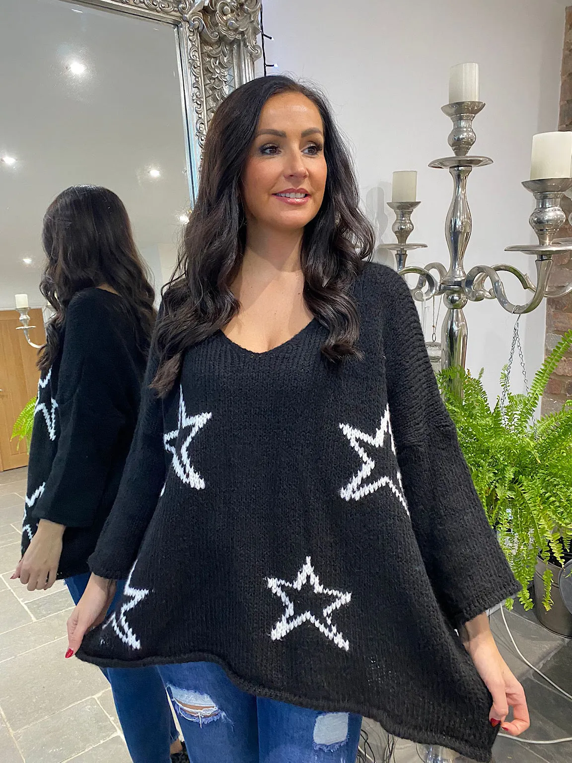 Knitted Star Jumper Norah