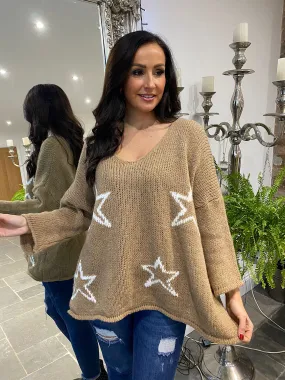 Knitted Star Jumper Norah