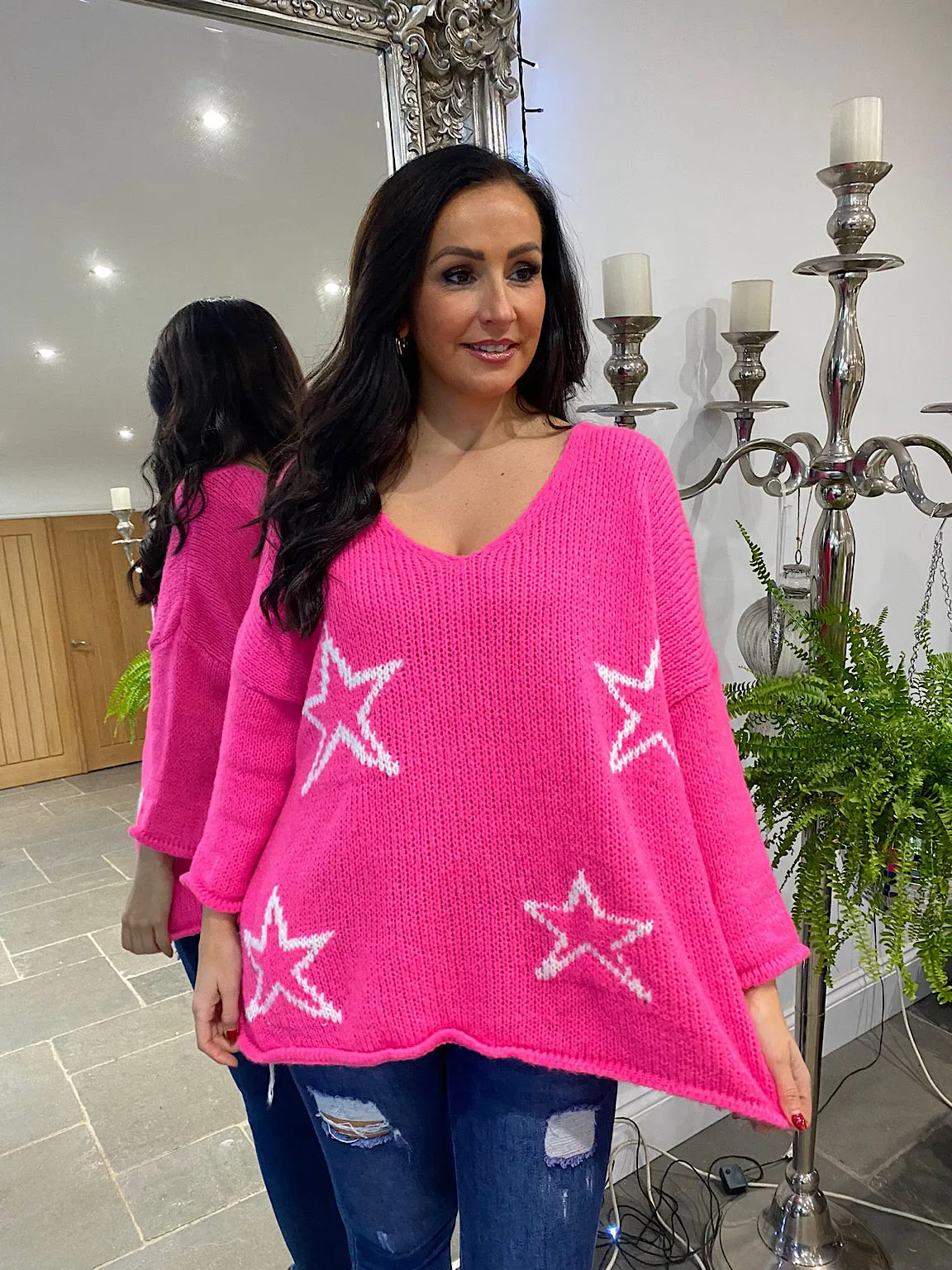 Knitted Star Jumper Norah