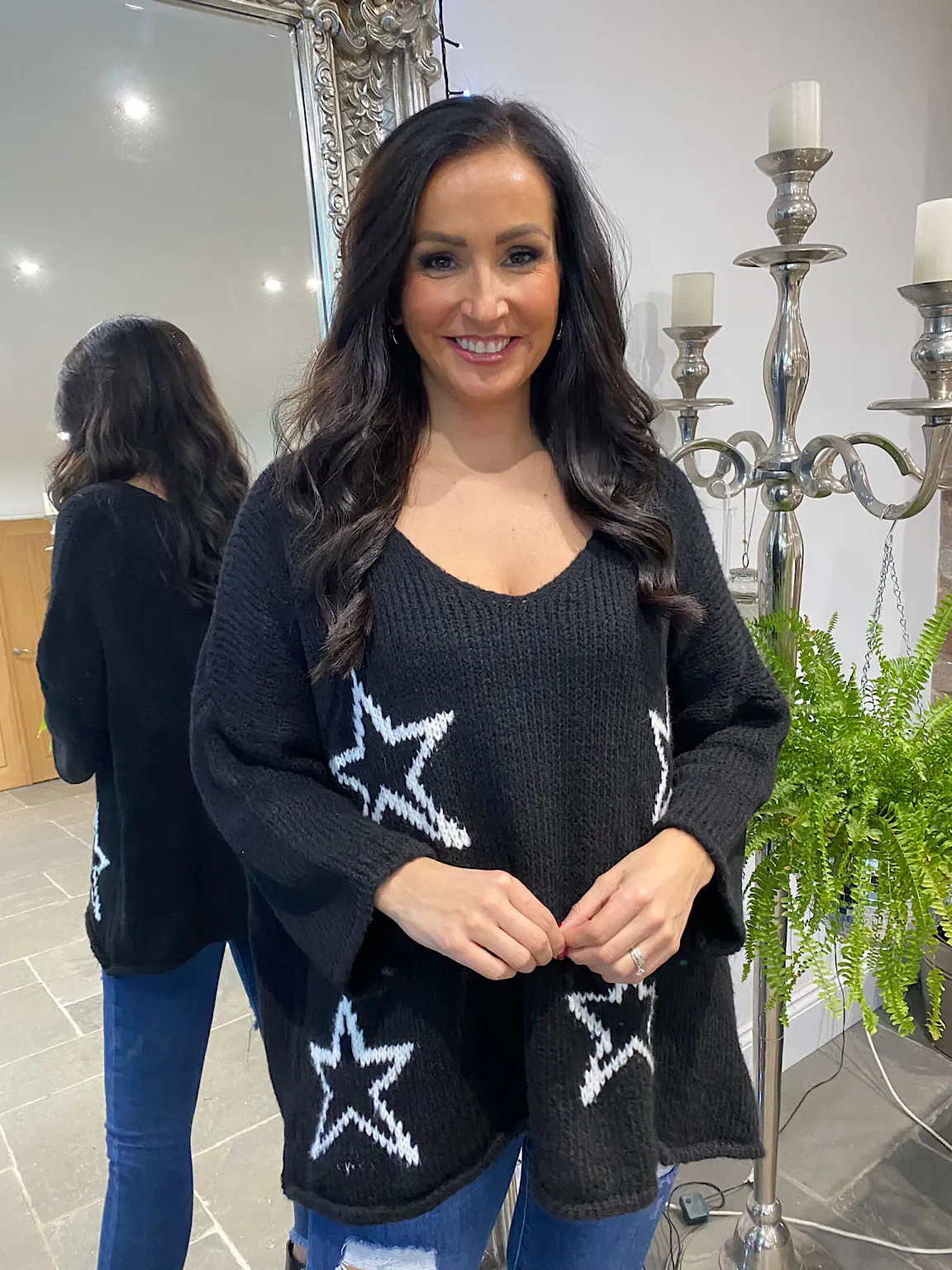 Knitted Star Jumper Norah