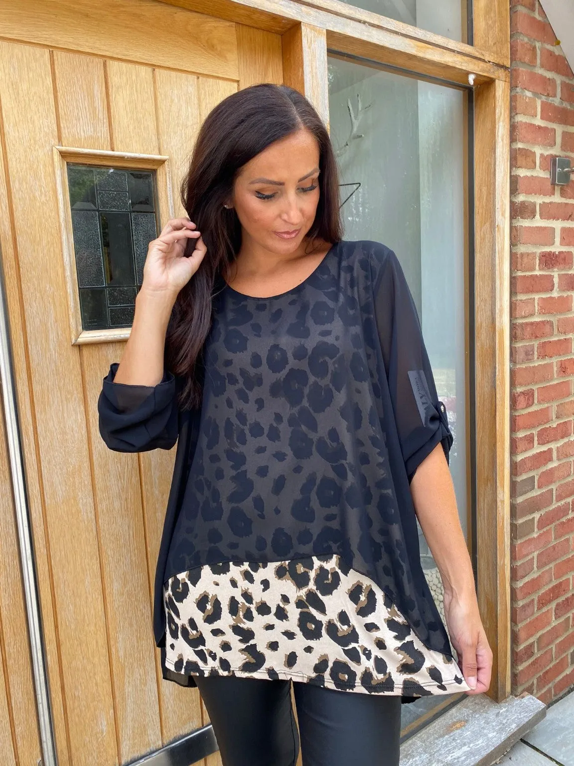 Leopard Layered Top Avril