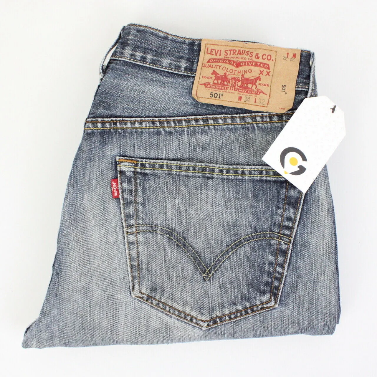 LEVIS 501 Jeans Mid Blue | W34 L32