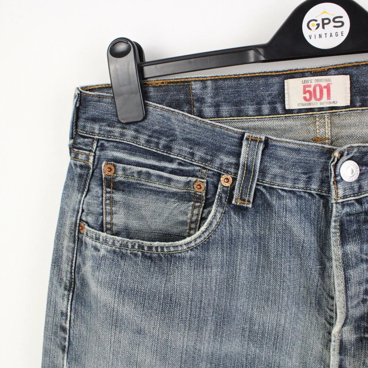 LEVIS 501 Jeans Mid Blue | W34 L32