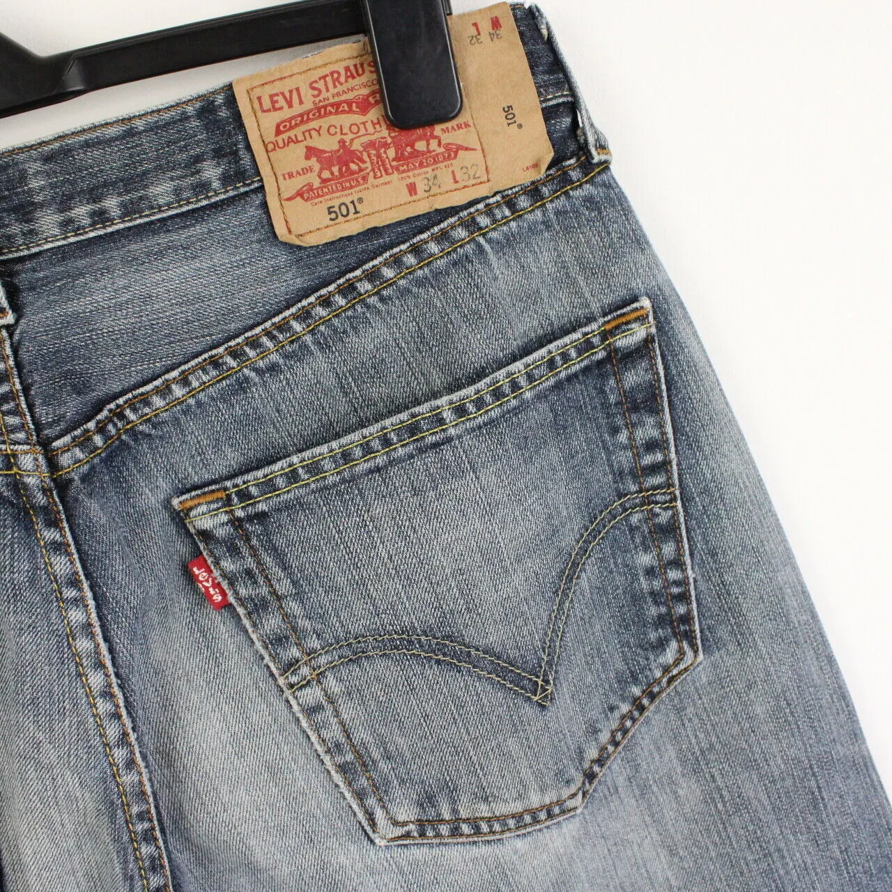 LEVIS 501 Jeans Mid Blue | W34 L32