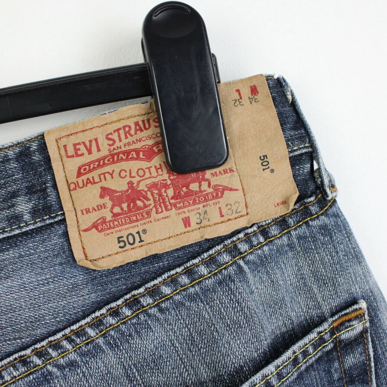 LEVIS 501 Jeans Mid Blue | W34 L32