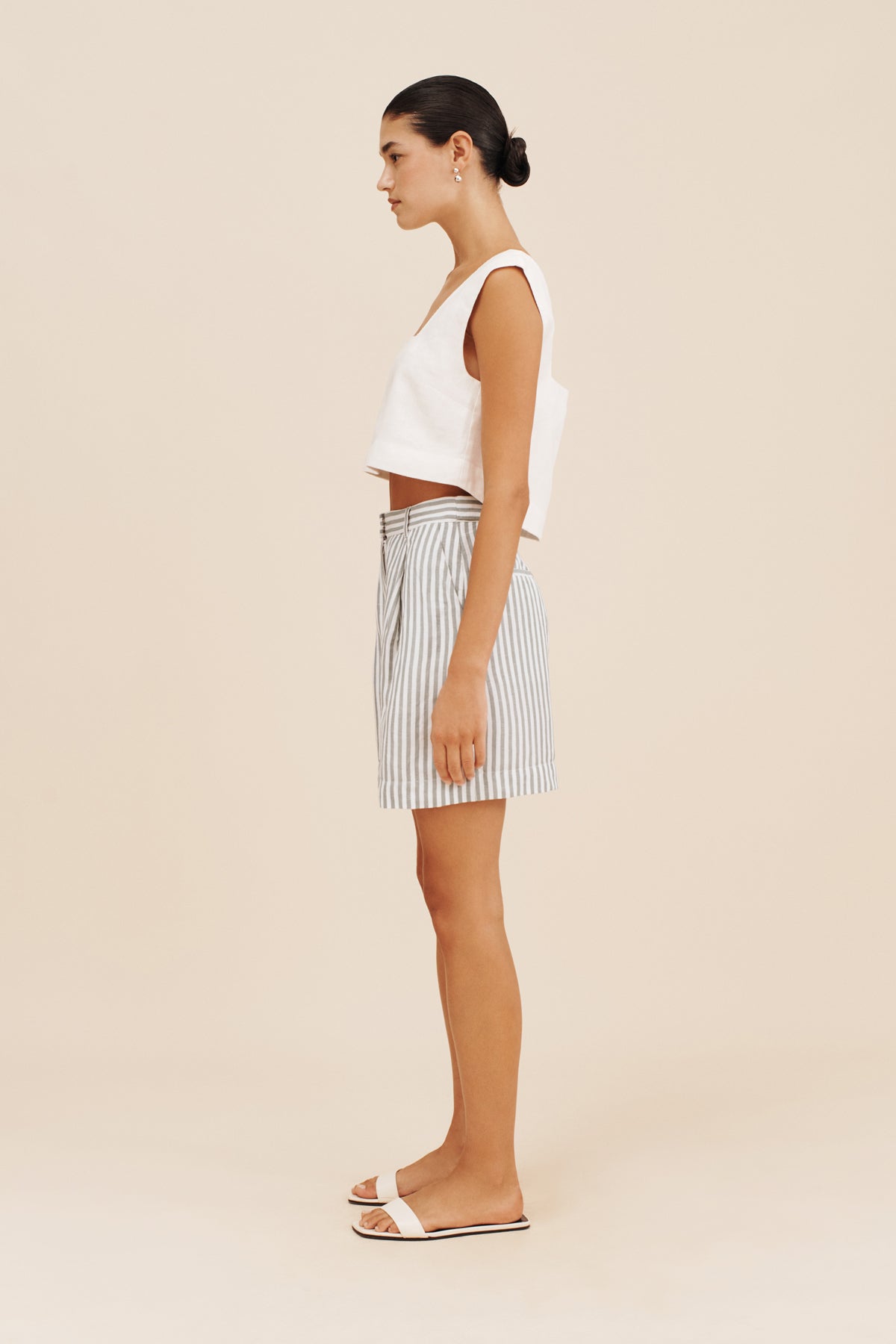 LORENZO SHORT - SEAGRASS STRIPE