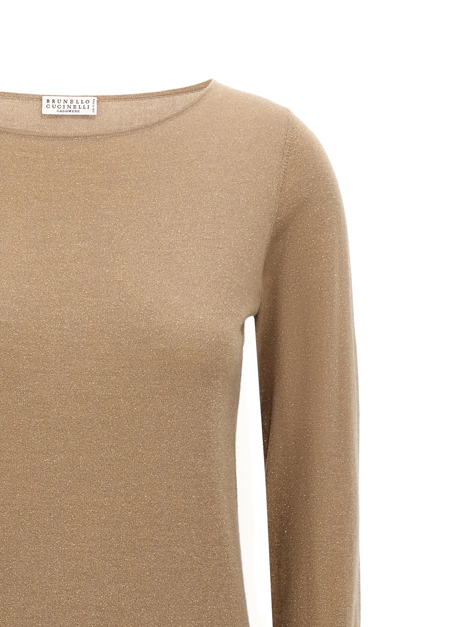 Lurex Sweater Sweater, Cardigans Beige