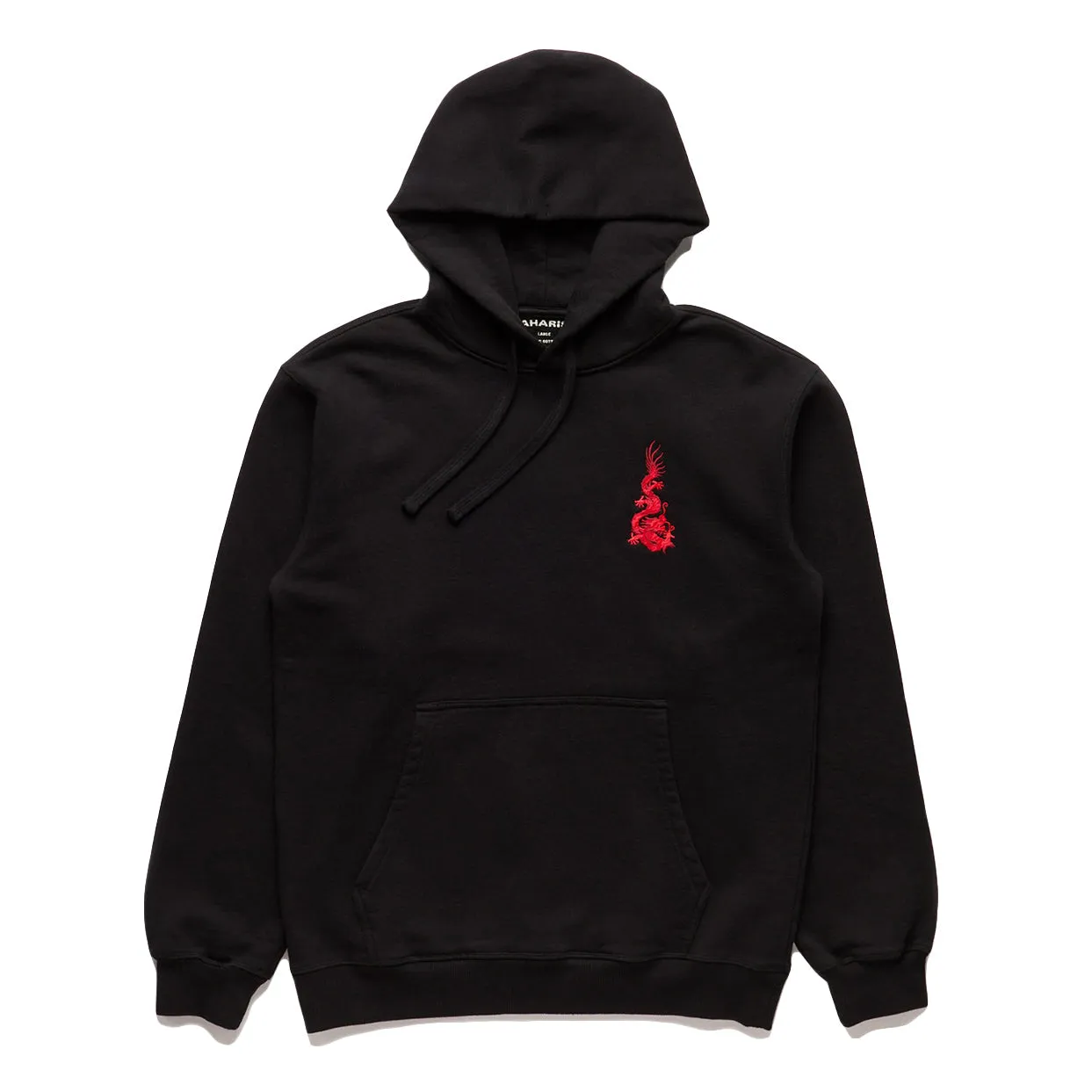 Maharishi Men Original Dragon Embroidered Hoody Black