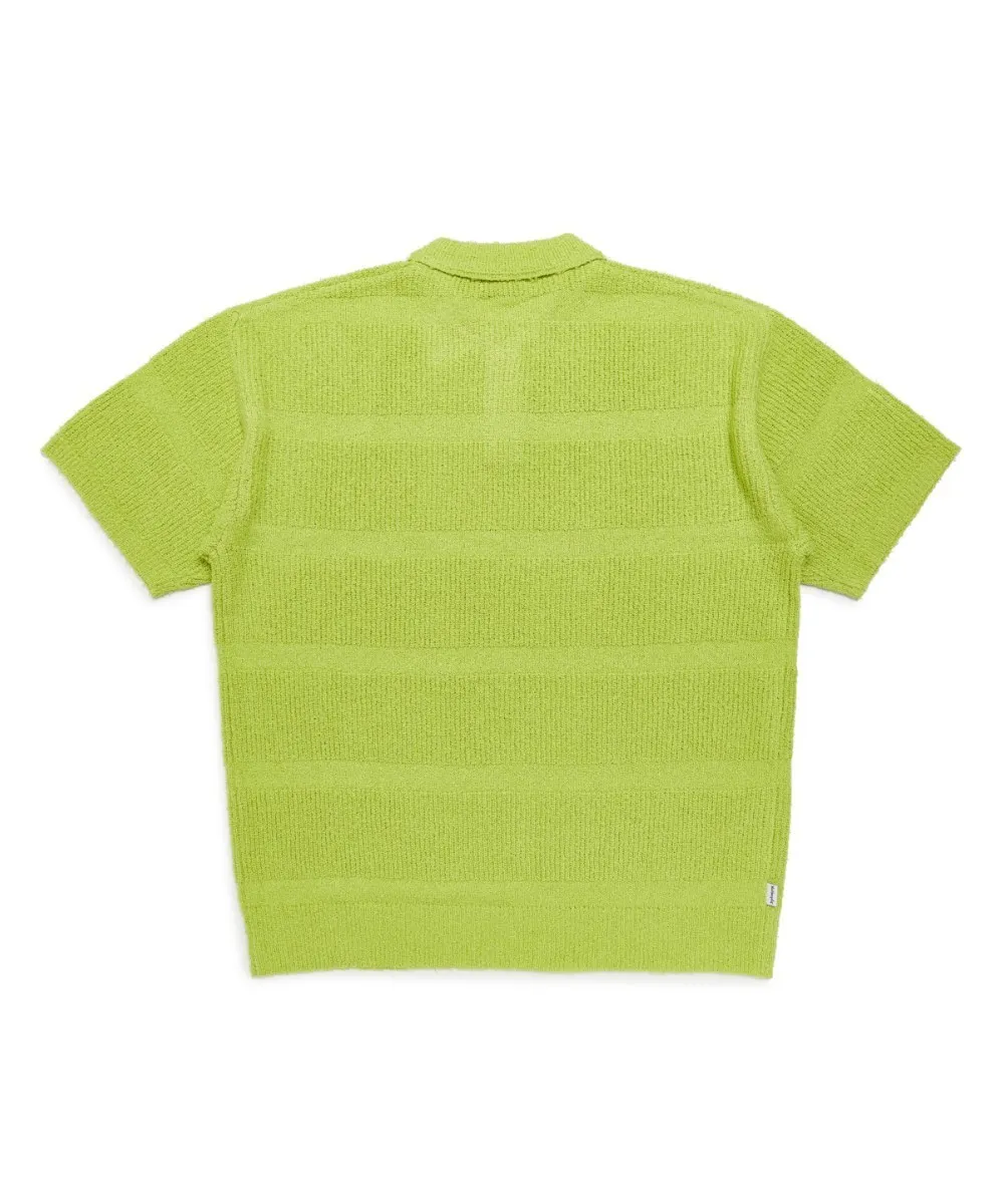 Mark Gonzales  |[MARK GONZALES]★STRIPE KNIT S/S POLO