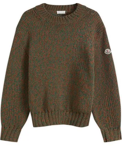 Moncler Men's Fisherman Rib Crew Knit