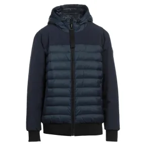 Moose Knuckles Kleskun Panel Navy Blue Down Jacket