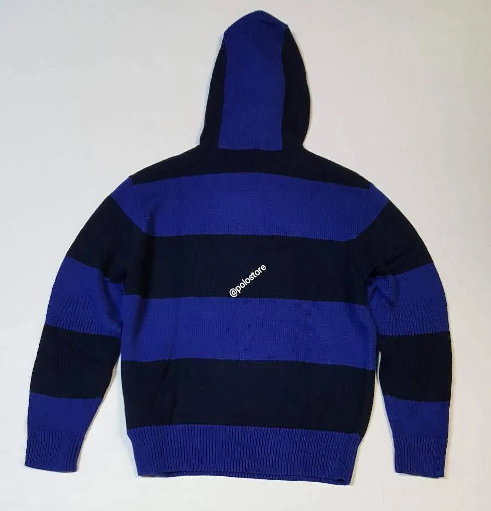 Nwt Polo Ralph Lauren Royal Blue Tiger Athletics Hoodie Sweater