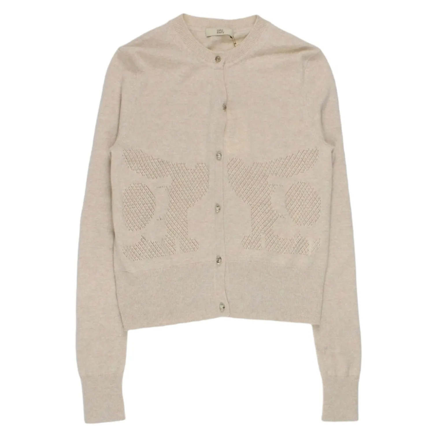 Orla Kiely Wheat Lace Design Cardigan