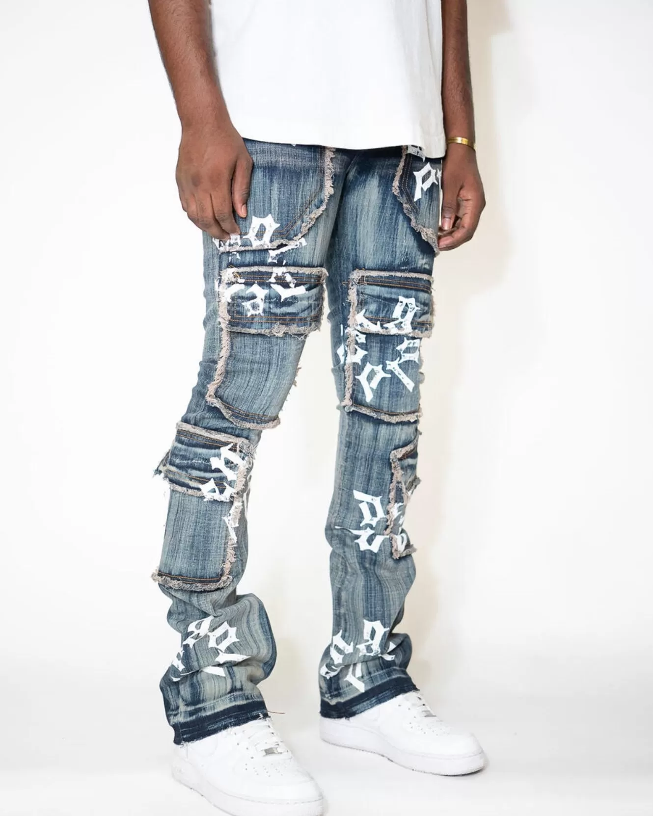 Patchwork Denim Jean