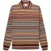 Paul Smith Signature Stripe LS Knit Polo Multi