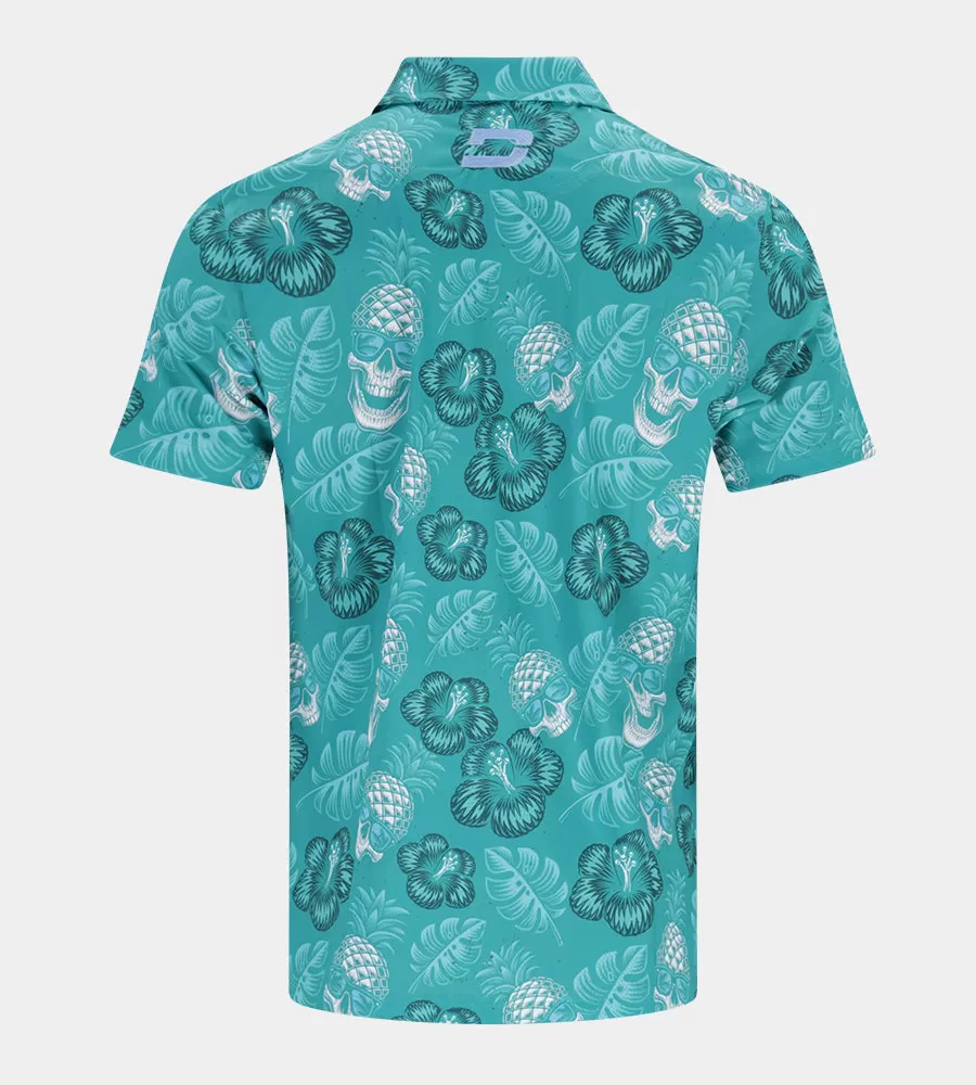 PINEAPPLE SKULLZ 2.0 POLO - GREEN