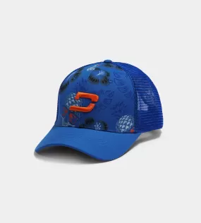 PINEAPPLE SKULLZ CAP - BLUE / ORANGE